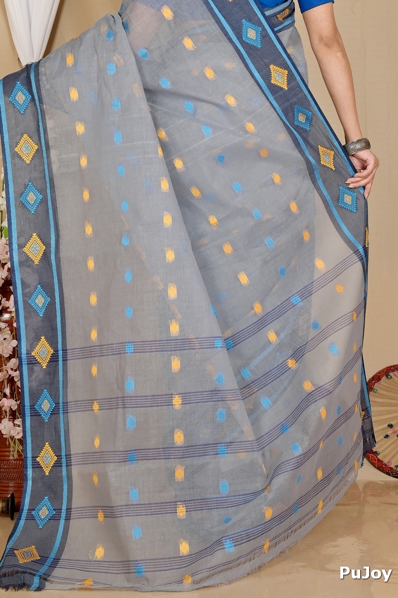 Assh Pure Cotton Apula Tant Saree (1622)