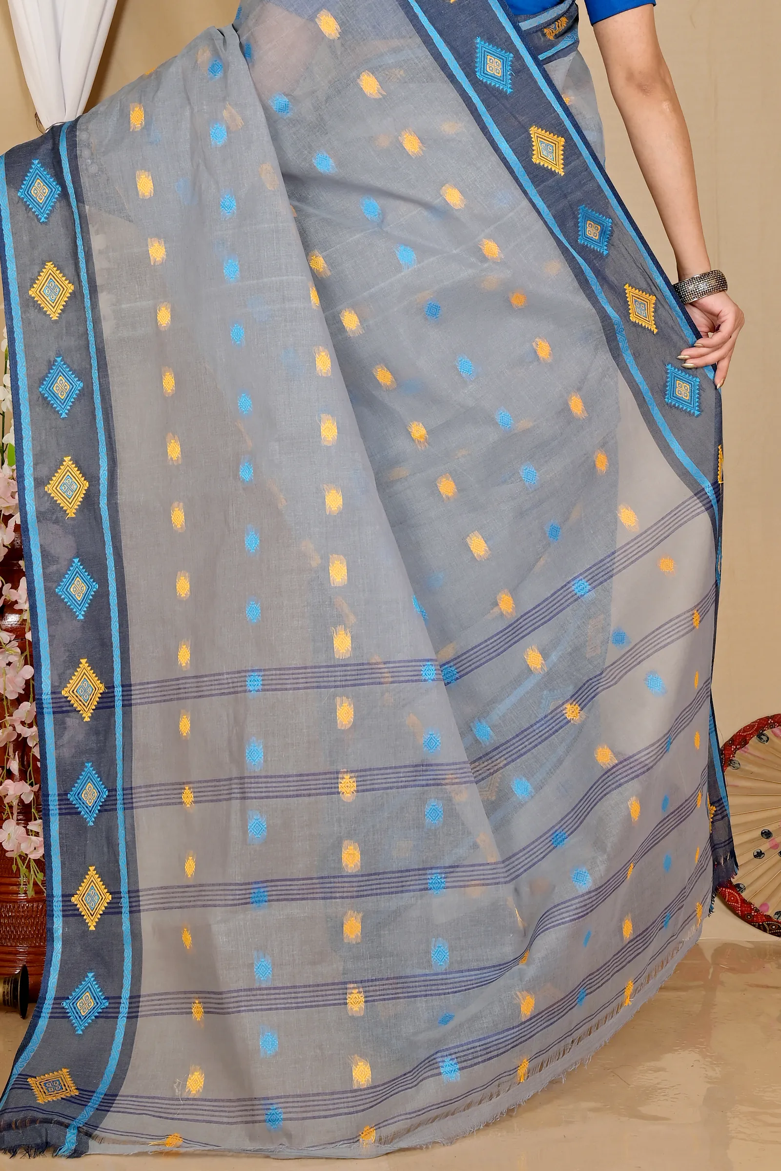 Assh Pure Cotton Apula Tant Saree (1622)