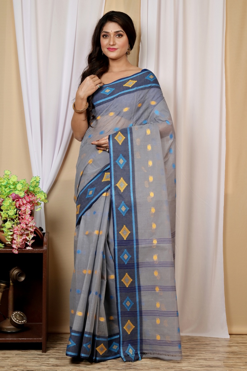 Assh Pure Cotton Apula Tant Saree (1622)