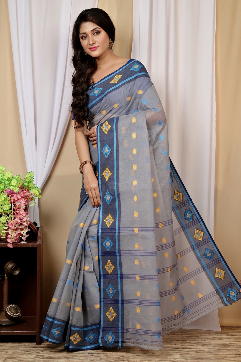 Assh Pure Cotton Apula Tant Saree (1622)