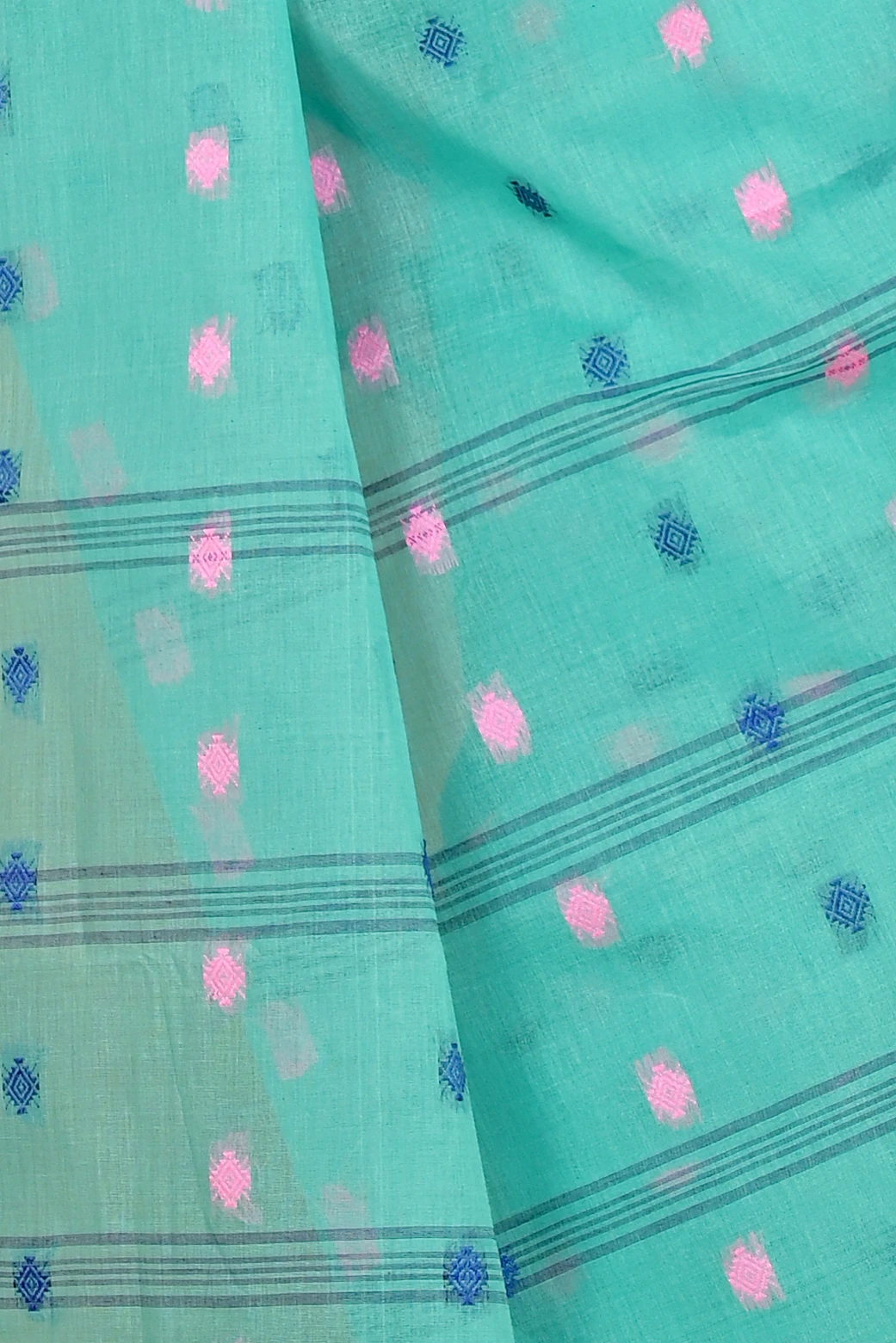 Green Pure Cotton Apula Tant Saree (1623)