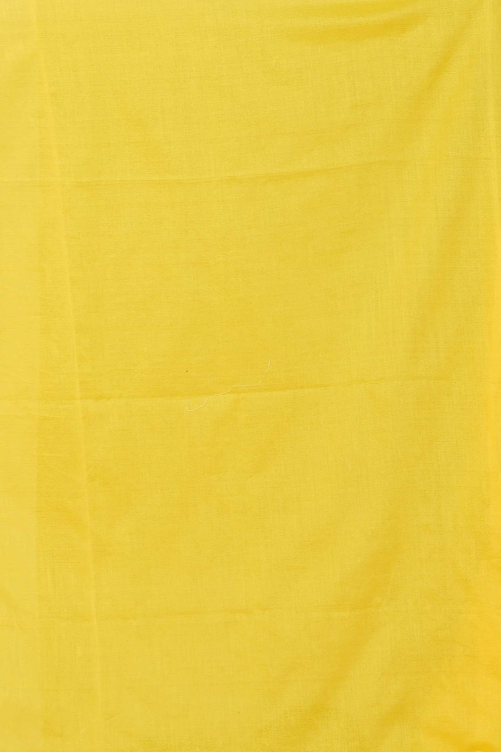 Yellow Pure Cotton Umber Than Embroidery Handloom saree (1738)