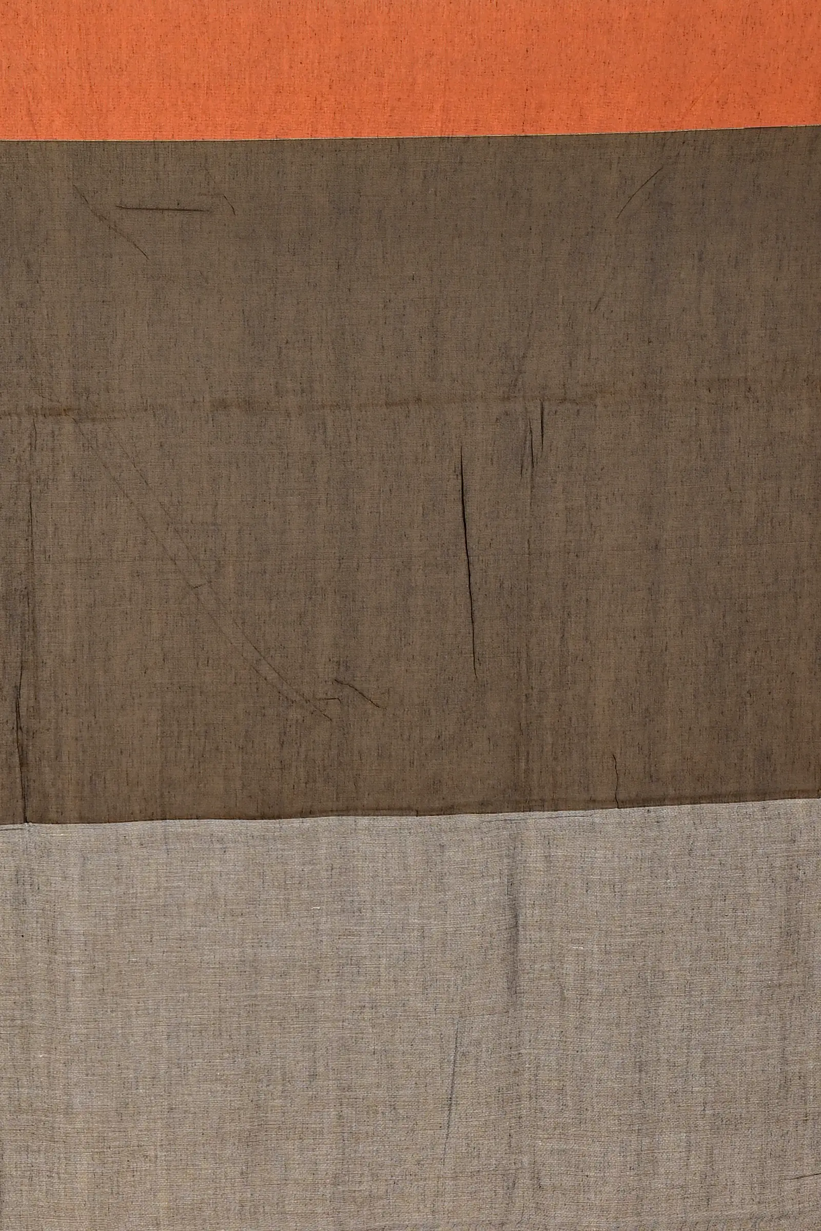 Black Grey Pure Cotton Khadaka Kousiki Hand Painted Saree (1759)
