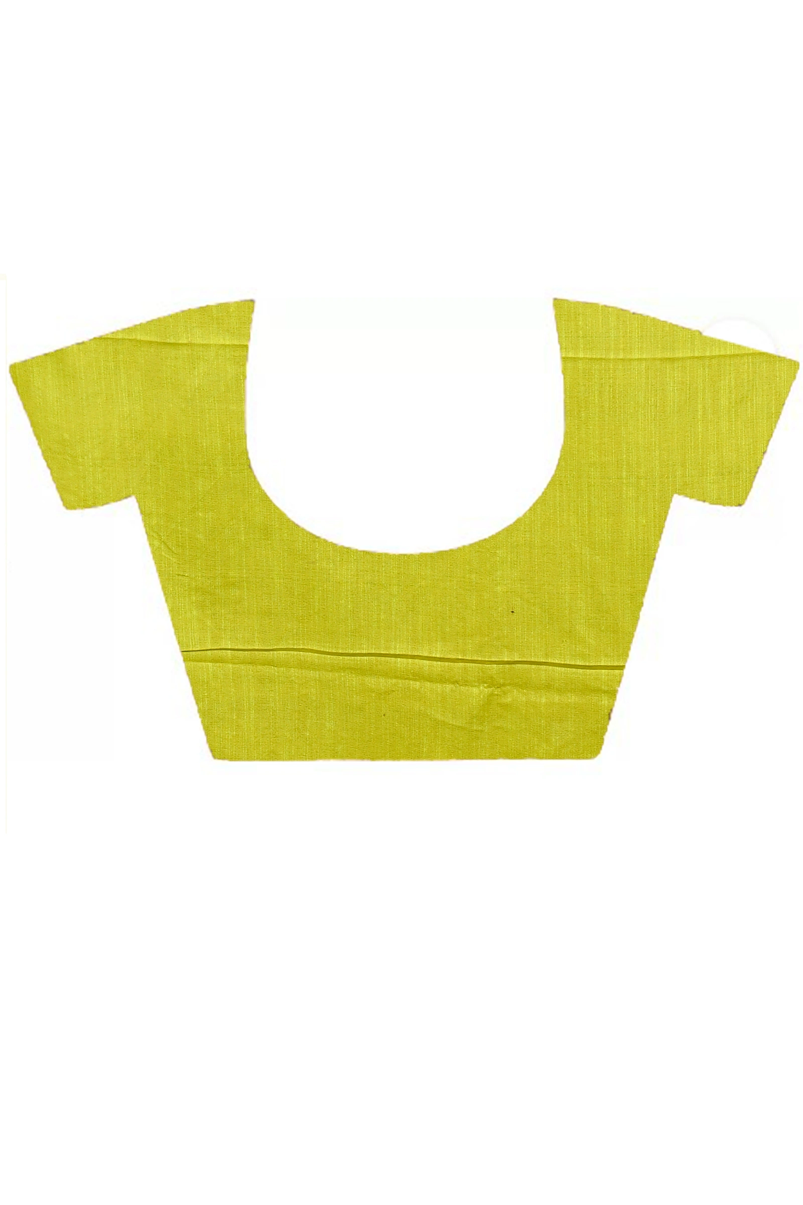 Lime Green Pure Cotton Pakhi Kantha Stitch Saree (1880)