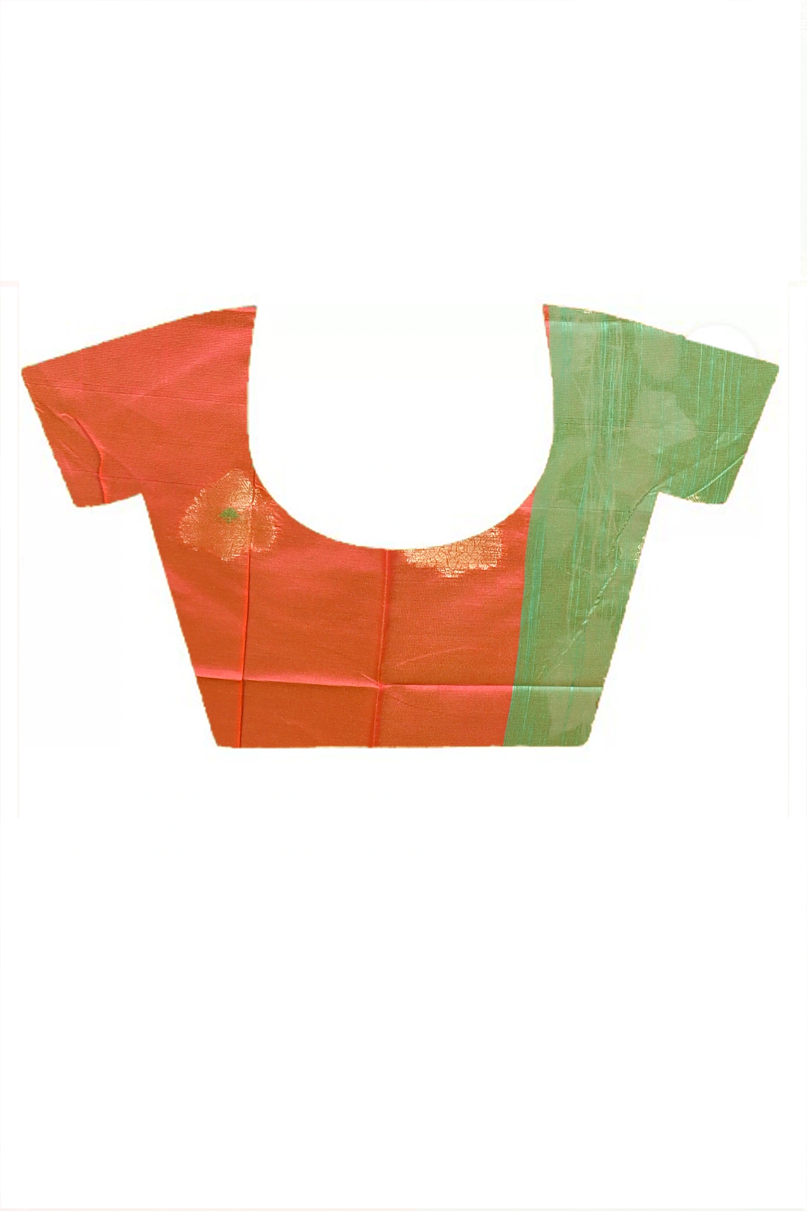 Green Pink Cotton Blend Daymin Hand Loom Saree (1900)