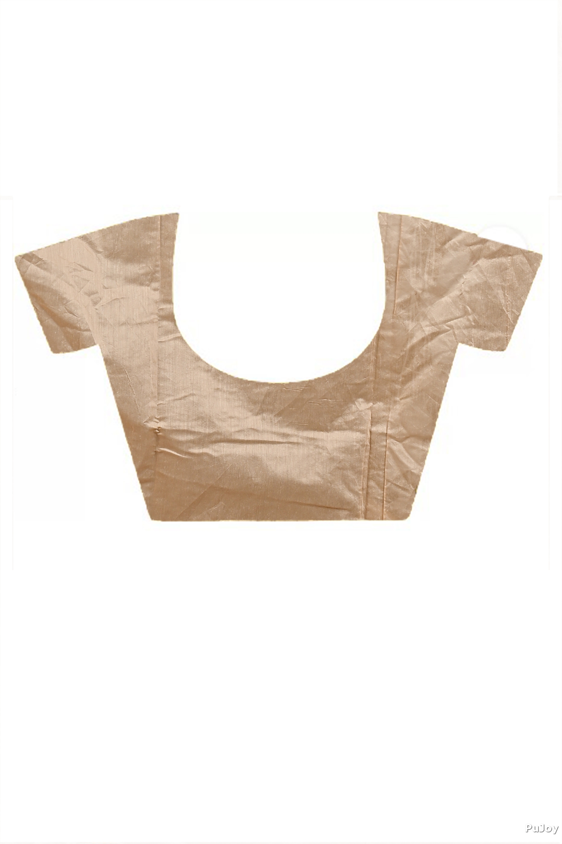 Light Brown Cotton Blend Dayki Kantha Stitch Saree (1904)