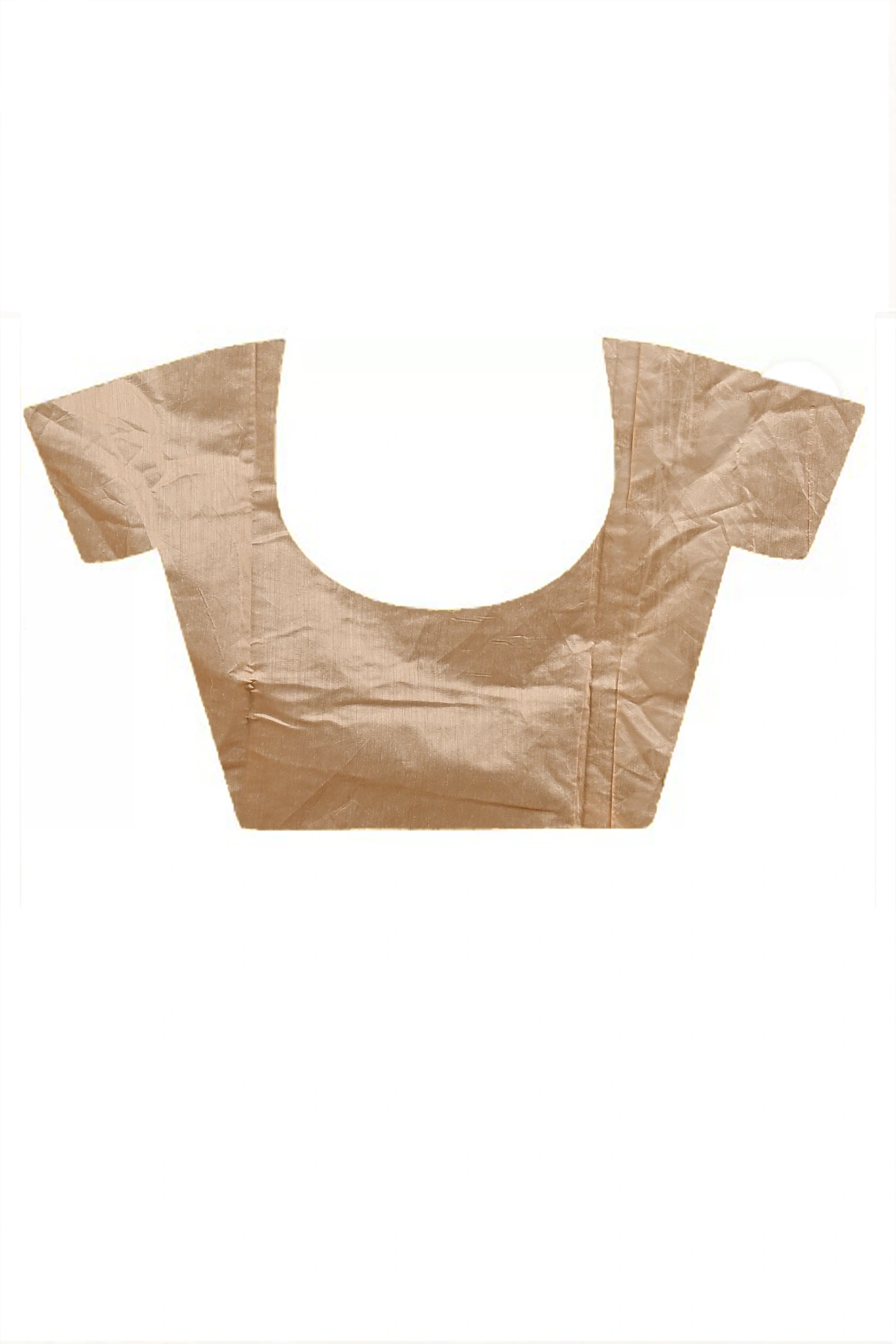 Light Brown Cotton Blend Dayki Kantha Stitch Saree (1904)