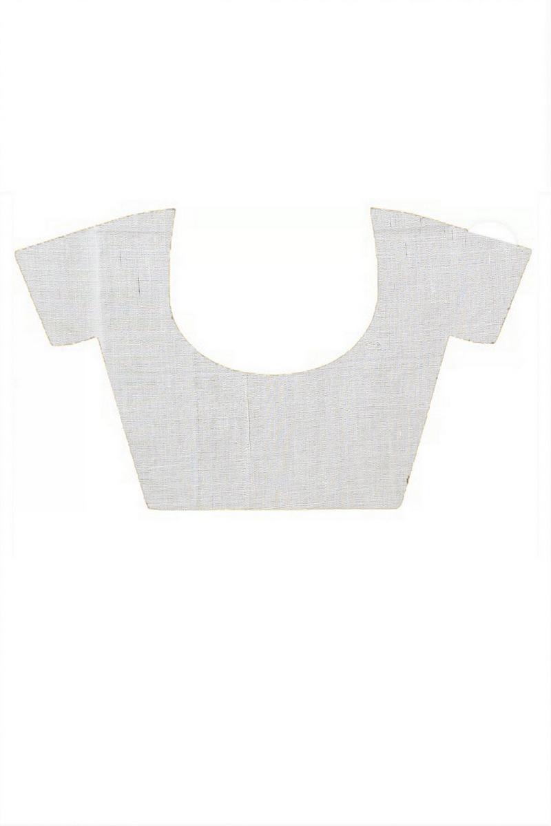 White Pure Cotton Kamal Hand Painted Saree (1972)