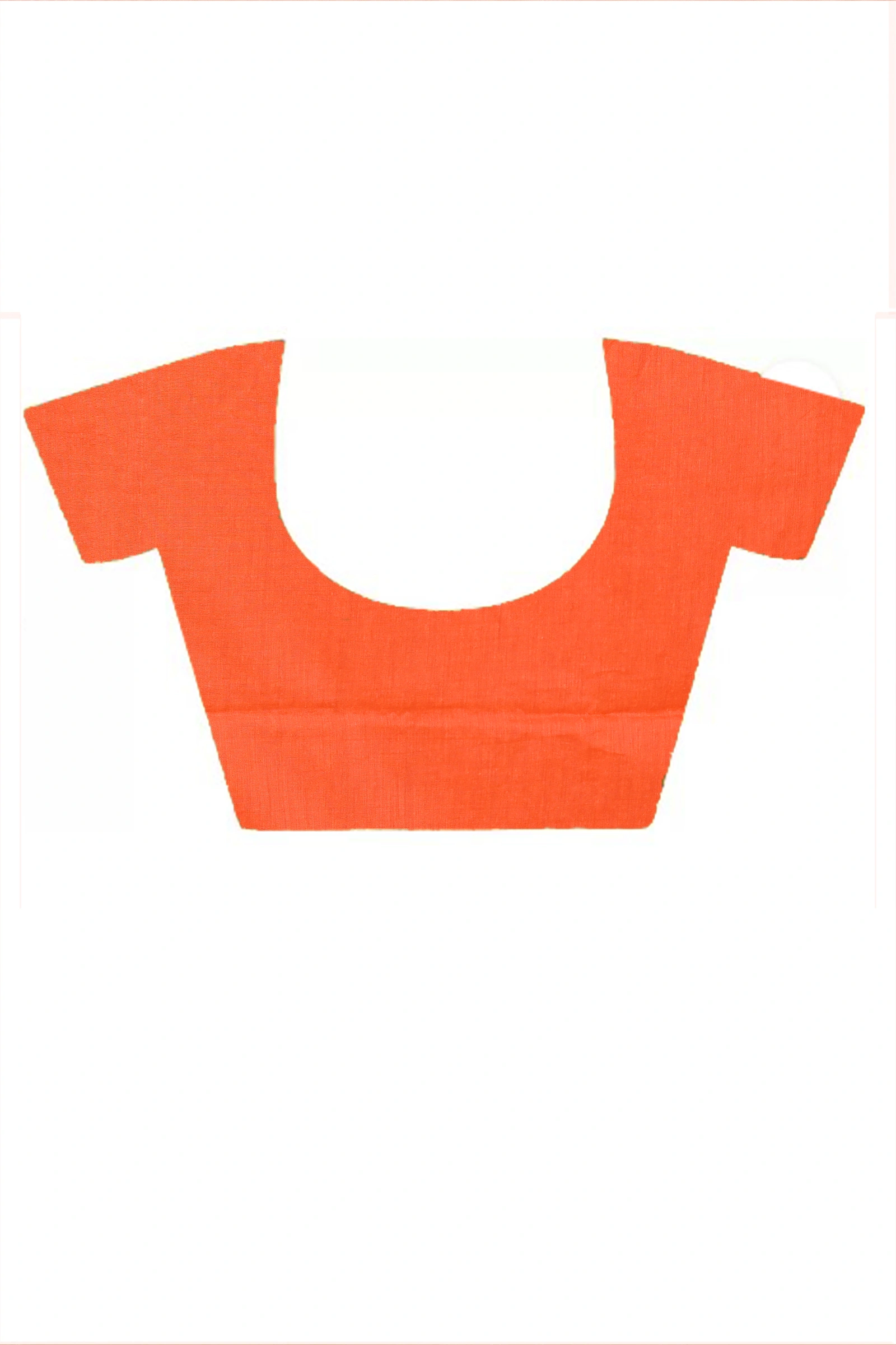 Orange Pure Cotton Kamal Hand Painted Saree (1974)