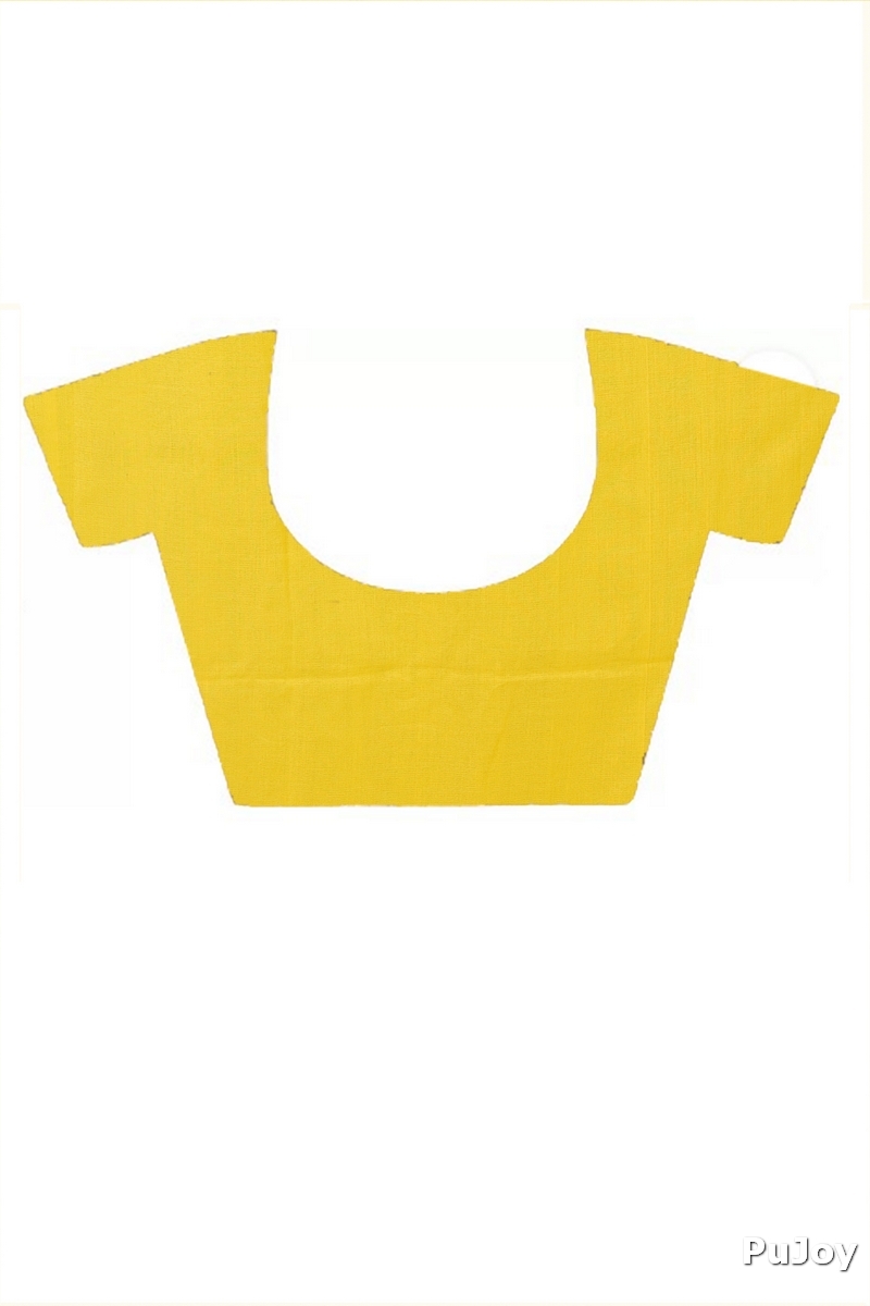 Yellow Pure Cotton Kamal Hand Painted Saree (1975)