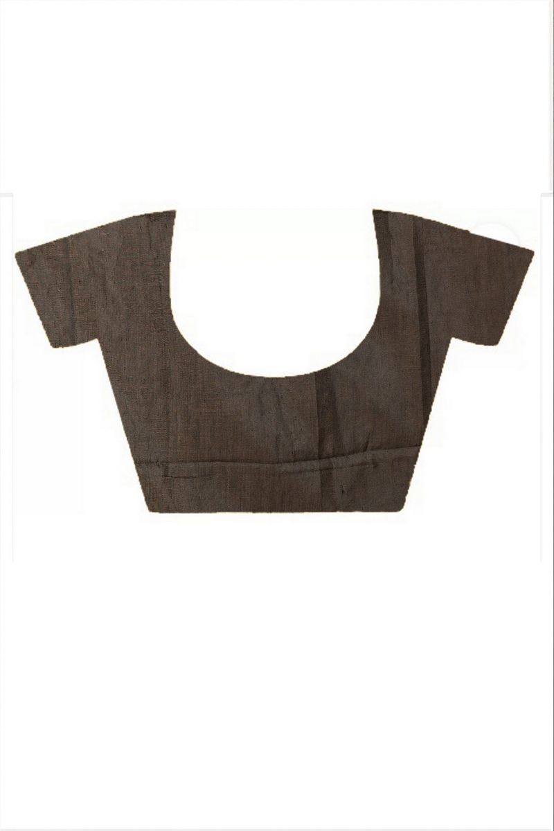 Black Pure Cotton Kamal Hand Painted Saree (1981)