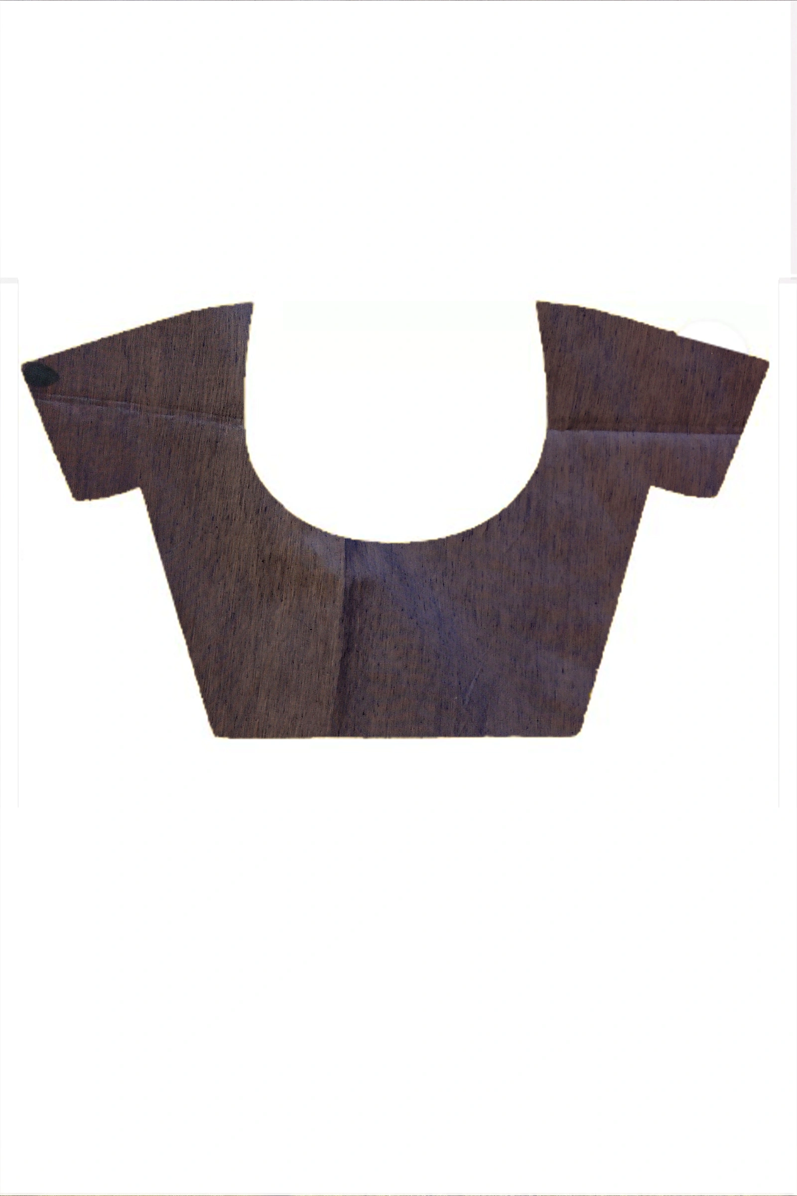 Dark Brown Blended Cotton Samo Hand Loom Saree (2011)