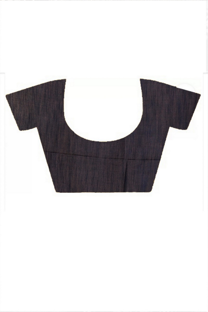 Black Pure Cotton Batika Boll Batik Print Saree (2015)