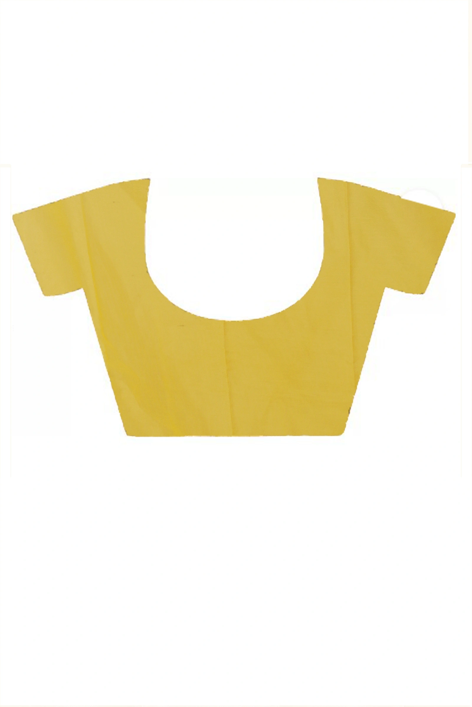 Yellow Blended Cotton Sikto Hand Loom Saree (2027)