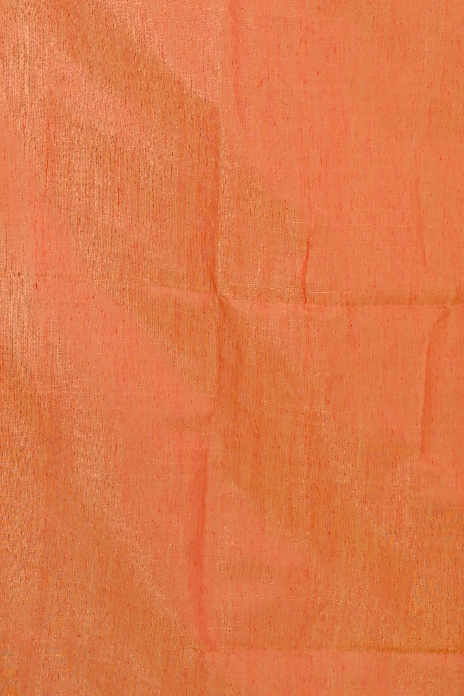 Yellow Brown Pure Cotton Senak Printed Handloom Saree (2059)