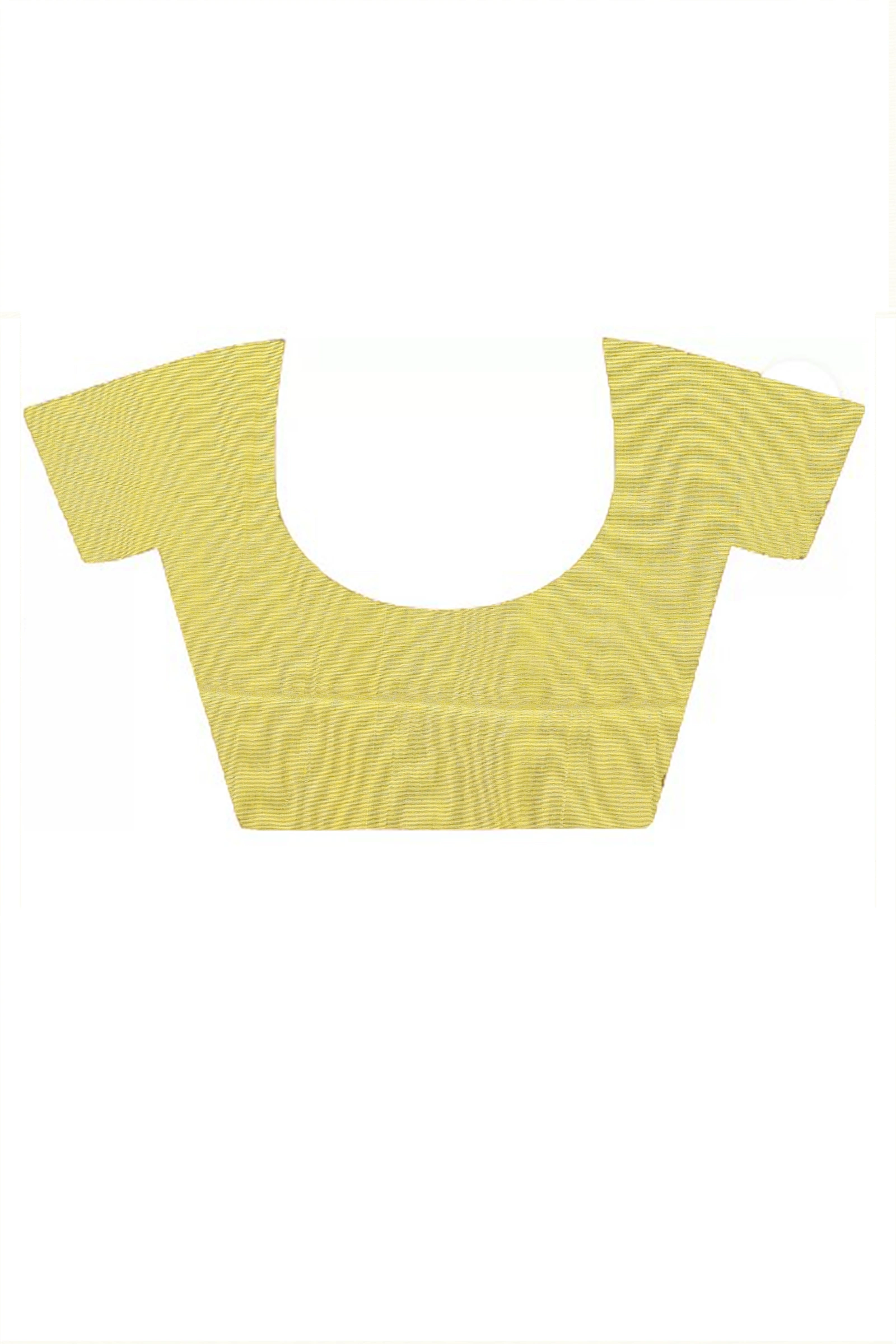Yellow Red Pure Cotton Seuma Hand Loom Saree (2063)