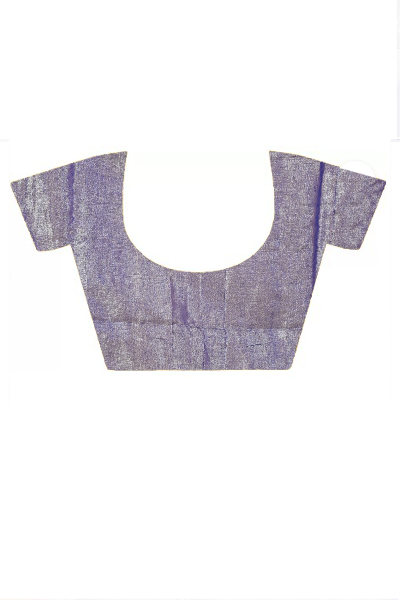 Pale Purple Cotton Silk Tisuka Par Hand Loom Saree (2068)
