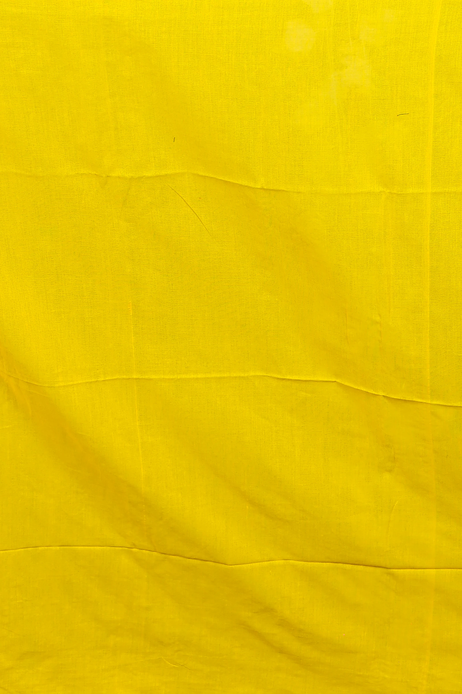 Yellow Red Pure Cotton Parag Embroidery Handloom saree (207)