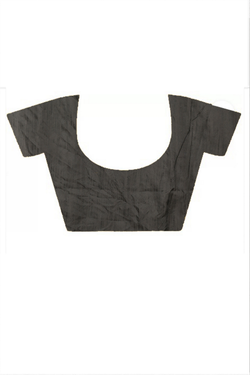 Black Blended Cotton Anito Hand Painted Saree (2081)