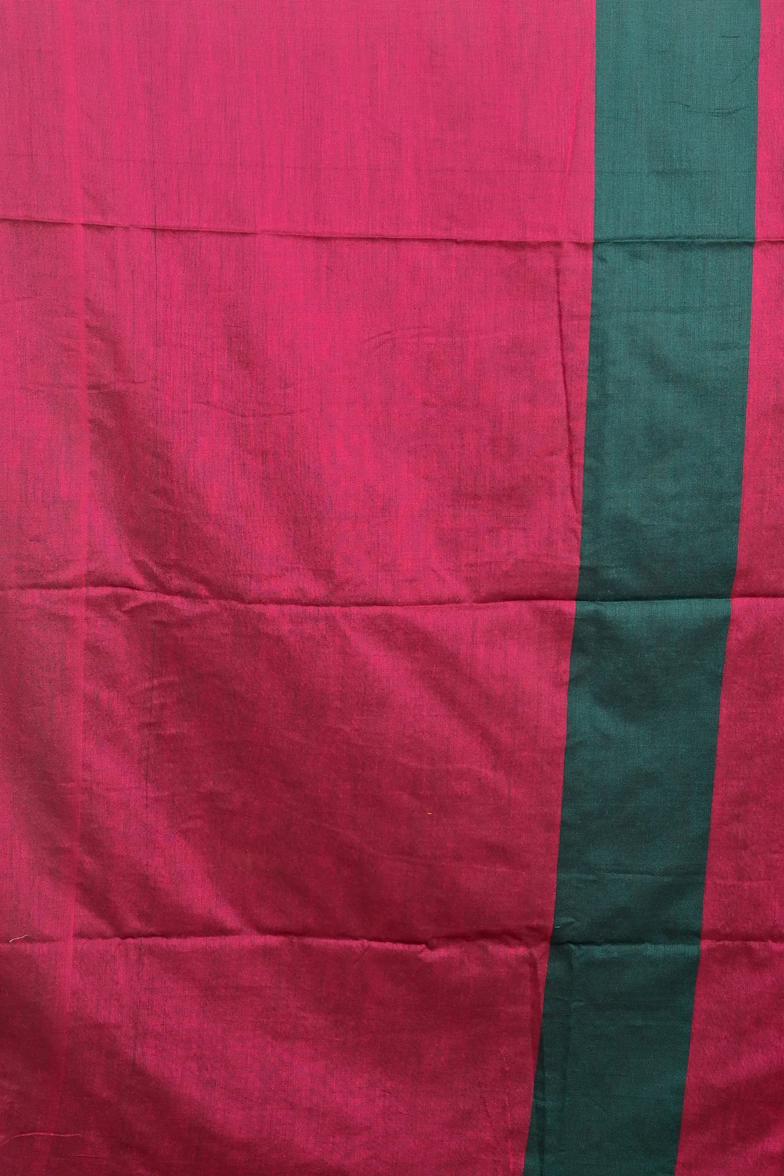 Purple Green Pure Cotton Nator Hand Loom Saree (2086)