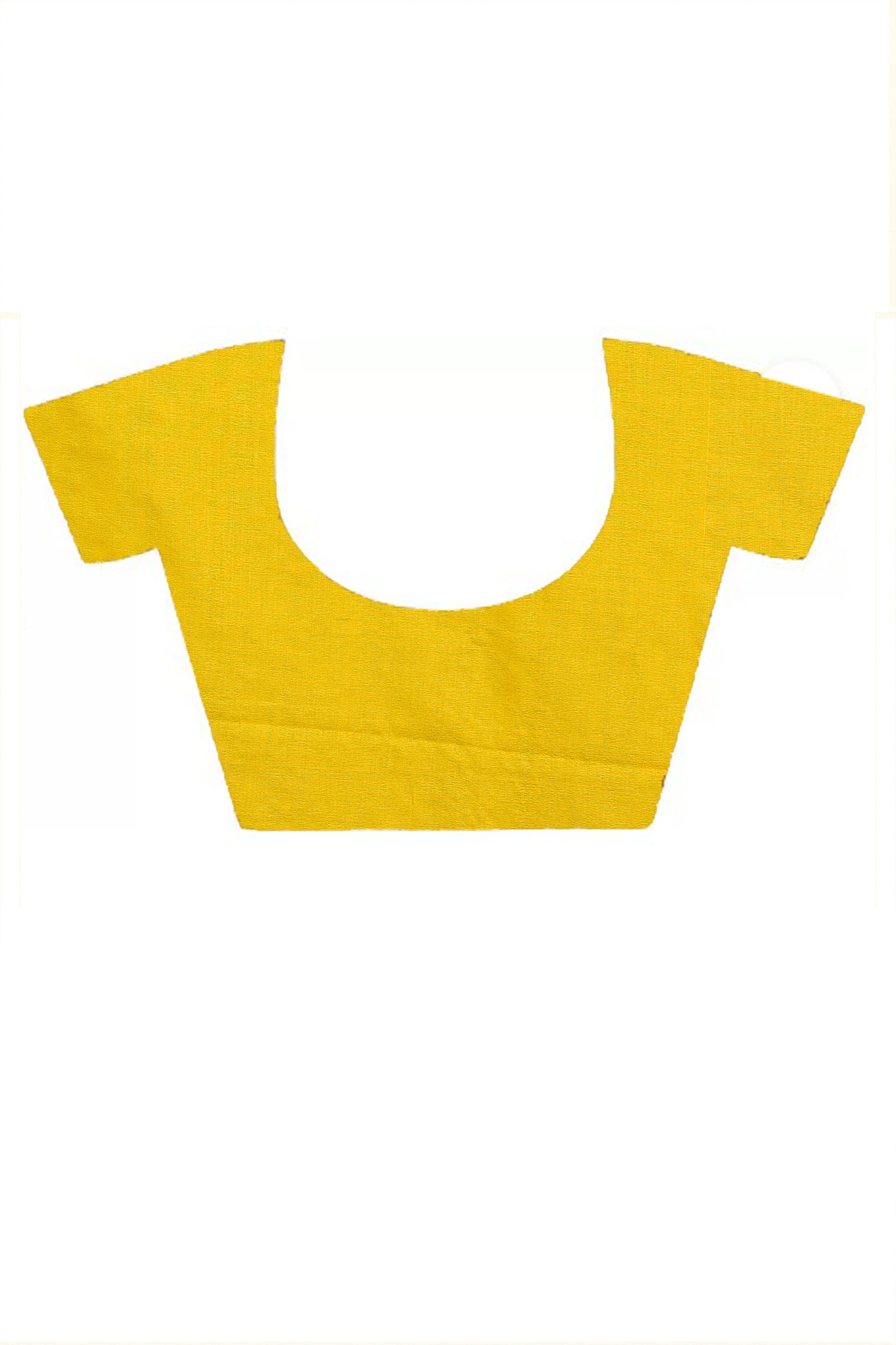 Yellow Pure Cotton Umkor Than Embroidery Handloom saree (2088)