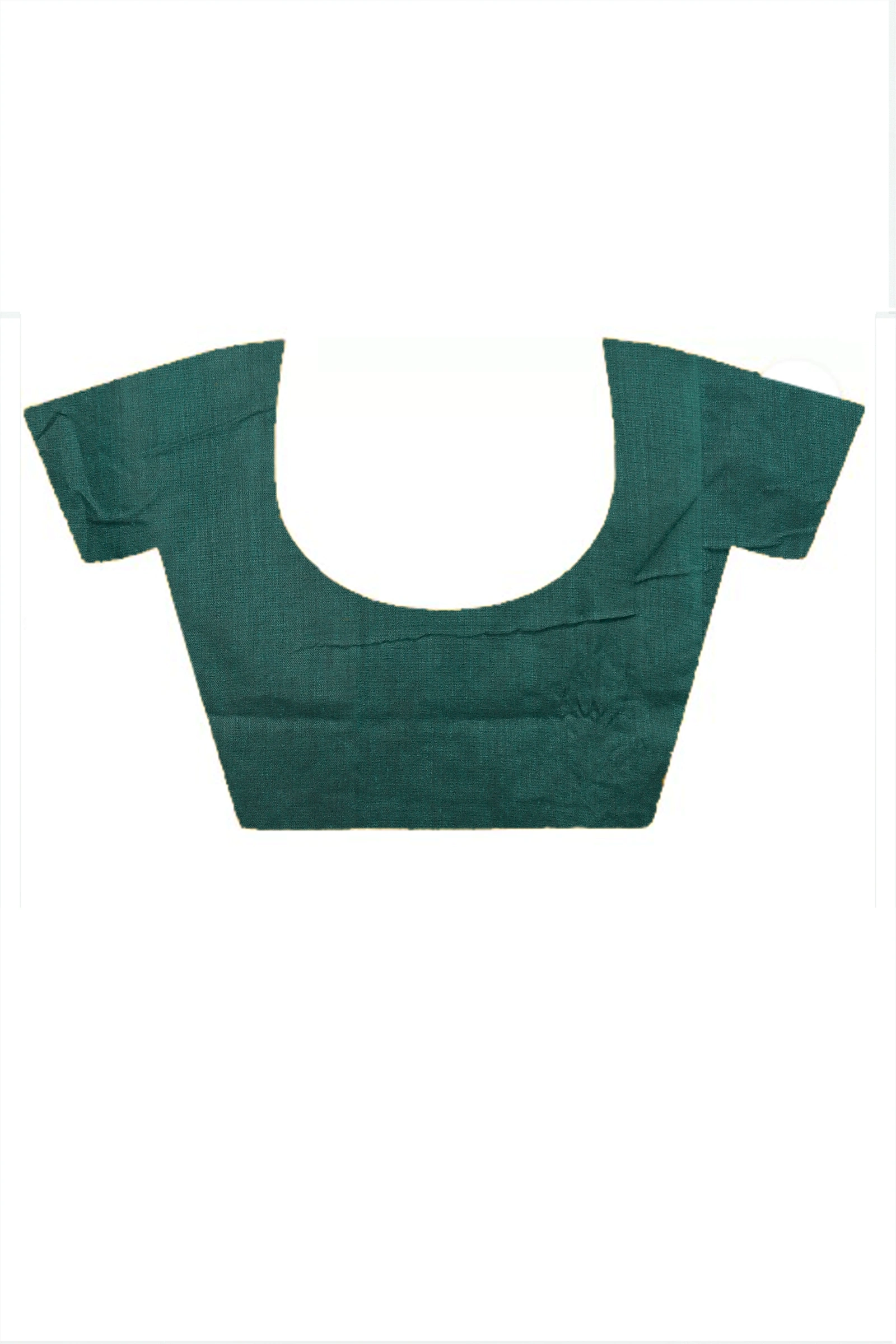 Dark Green Pure Cotton Umkor Than Embroidery Handloom saree (2091)