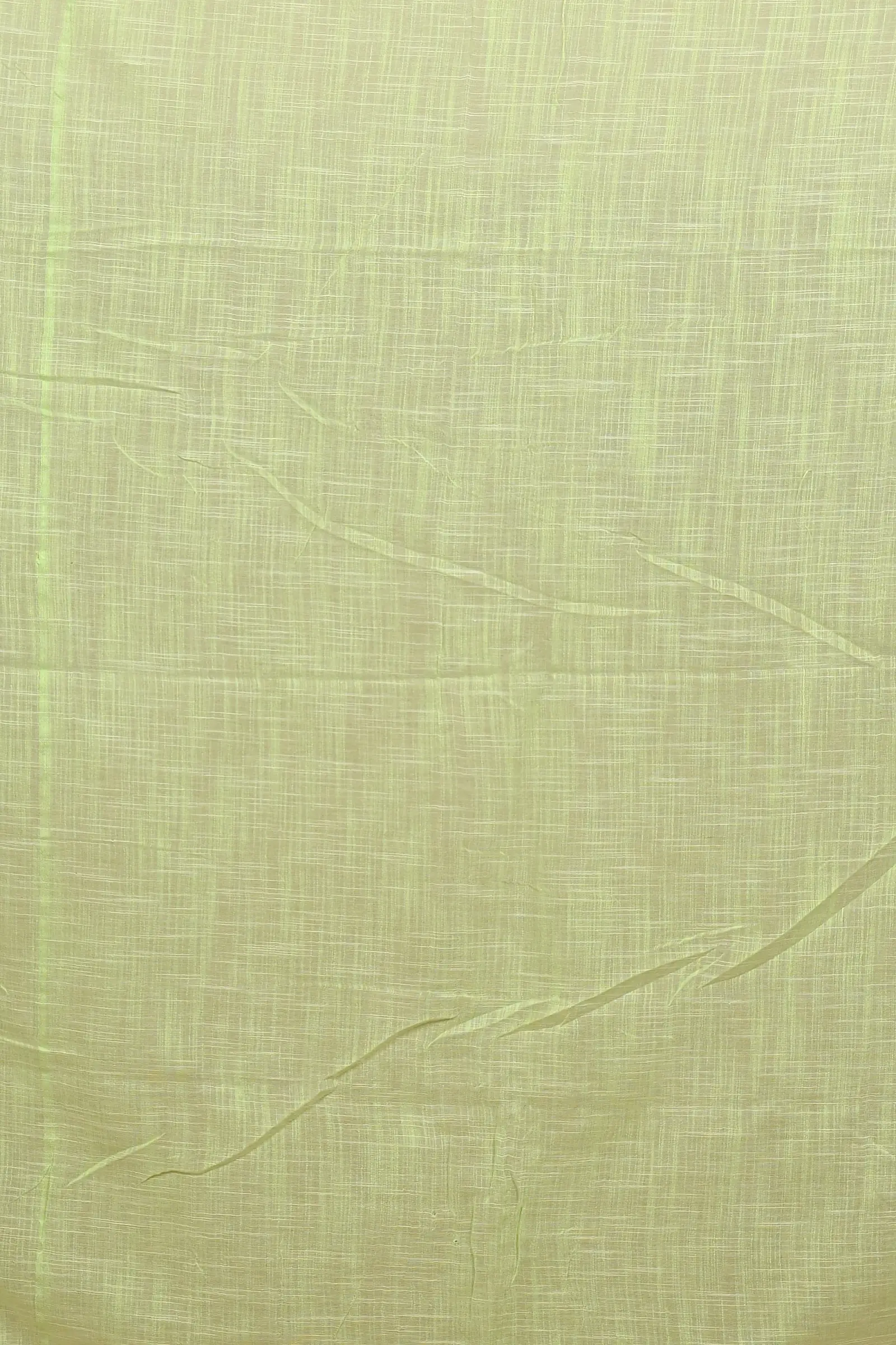Light Green Pure Cotton Hilda Printed Handloom Saree (2104)