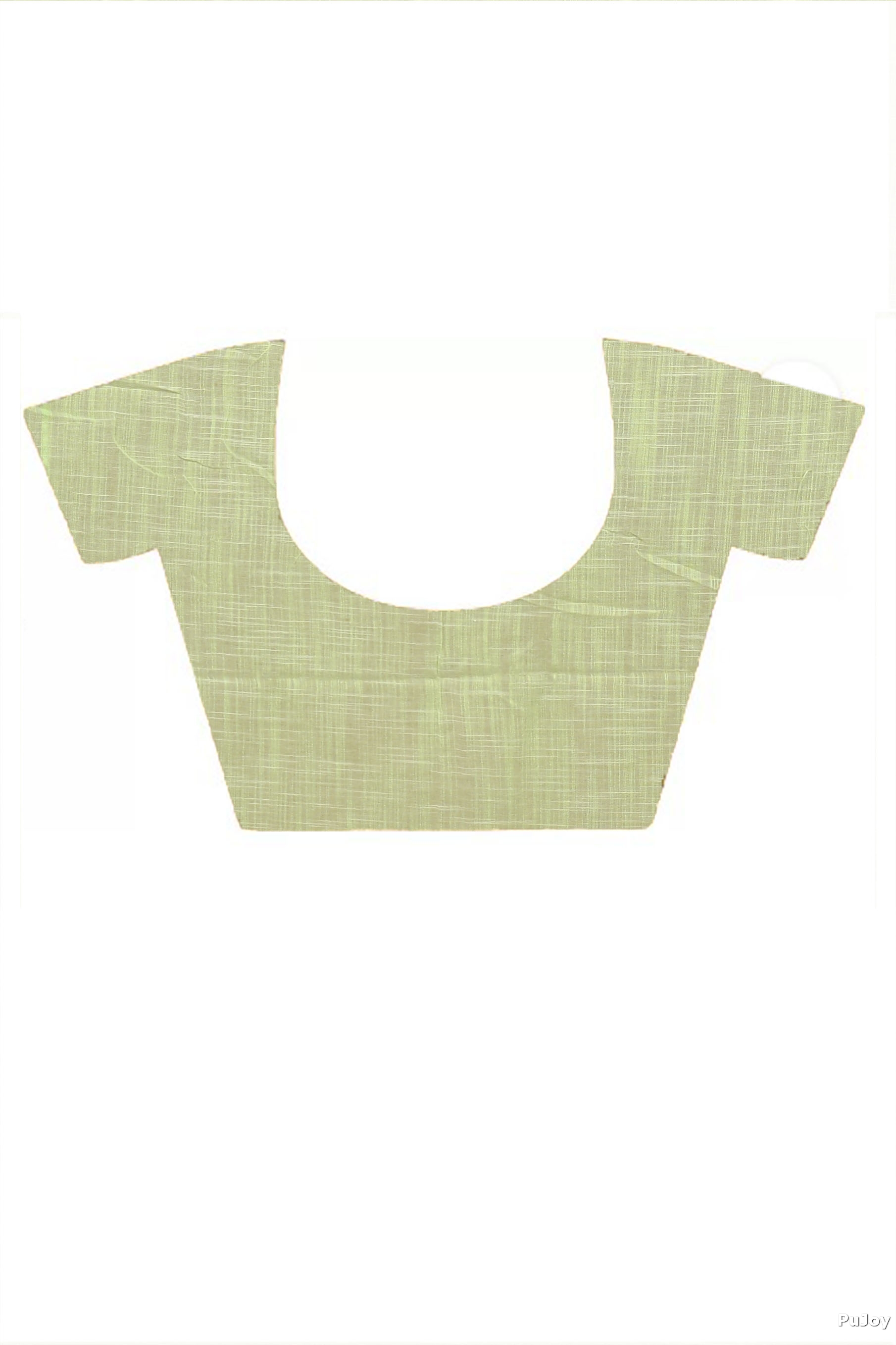 Light Green Pure Cotton Hilda Printed Handloom Saree (2104)