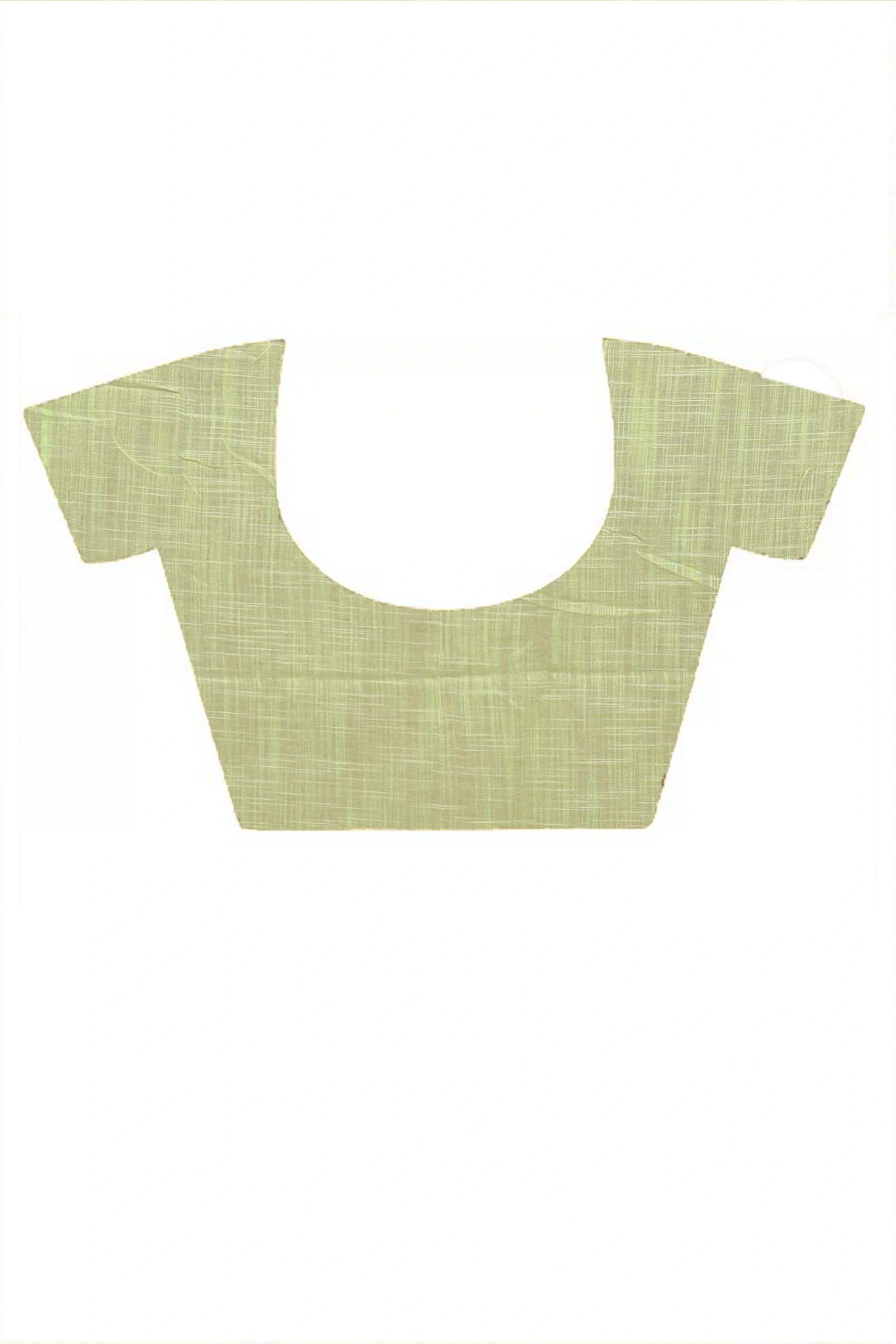 Light Green Pure Cotton Hilda Printed Handloom Saree (2104)