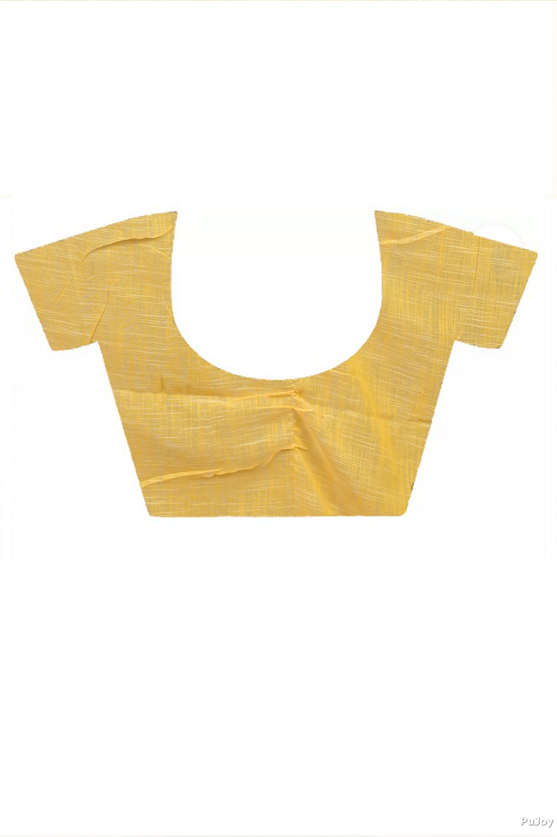 Yellow Pure Cotton Hilda Printed Handloom Saree (2108)
