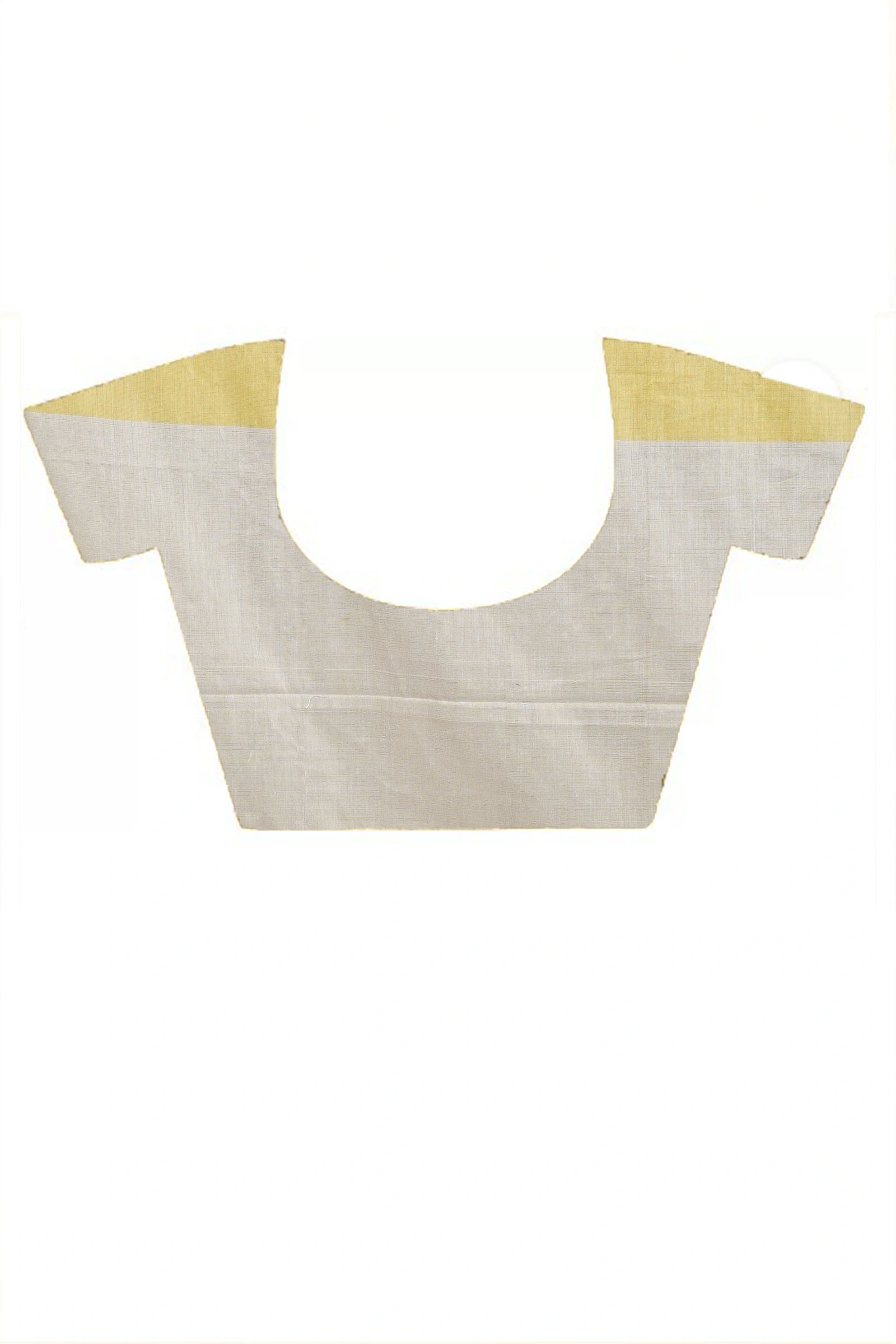 Yellow White Pure Cotton Hiran Hand Loom Saree (2110)