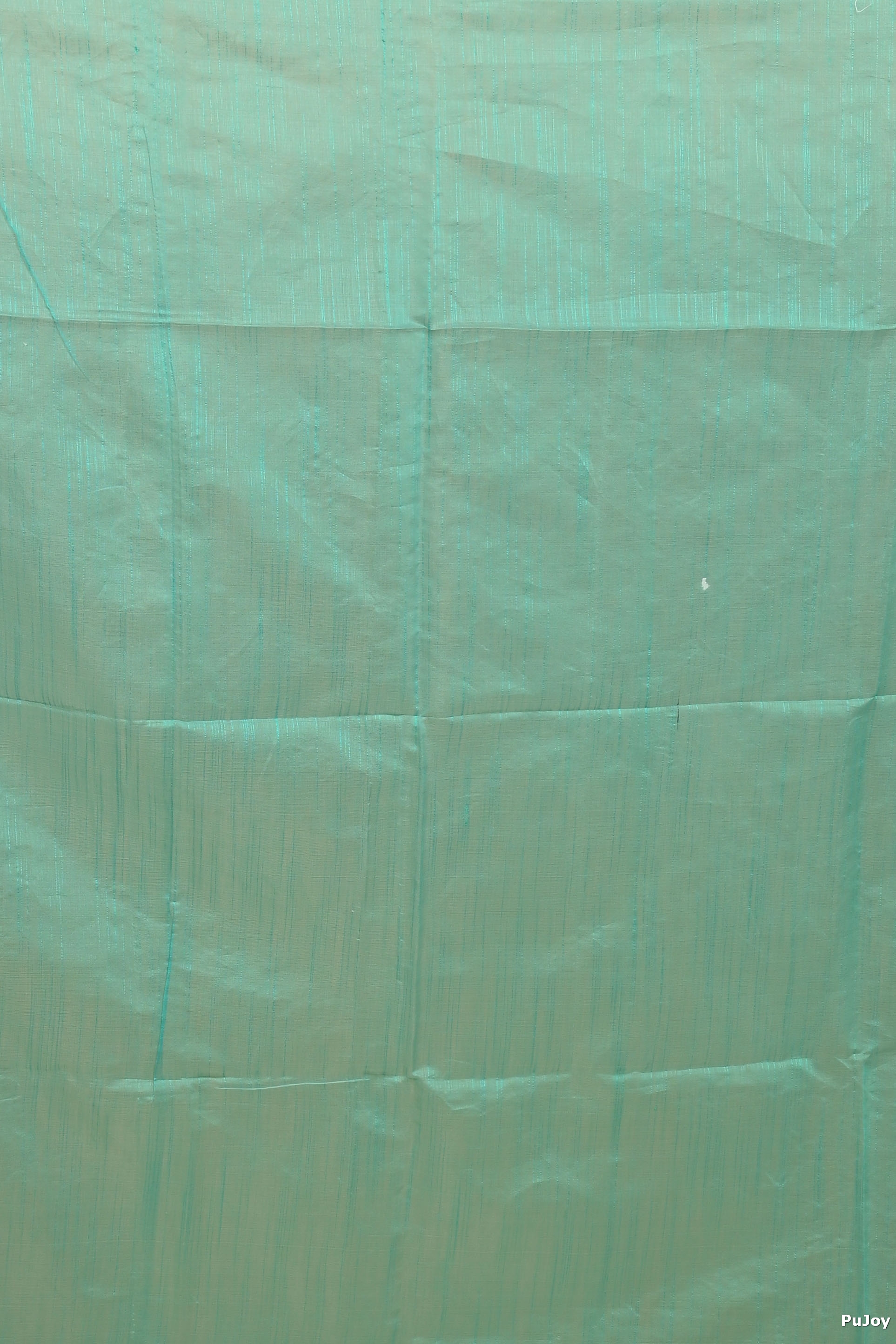See Green Blended Cotton Himika Embroidery Handloom saree (2122)