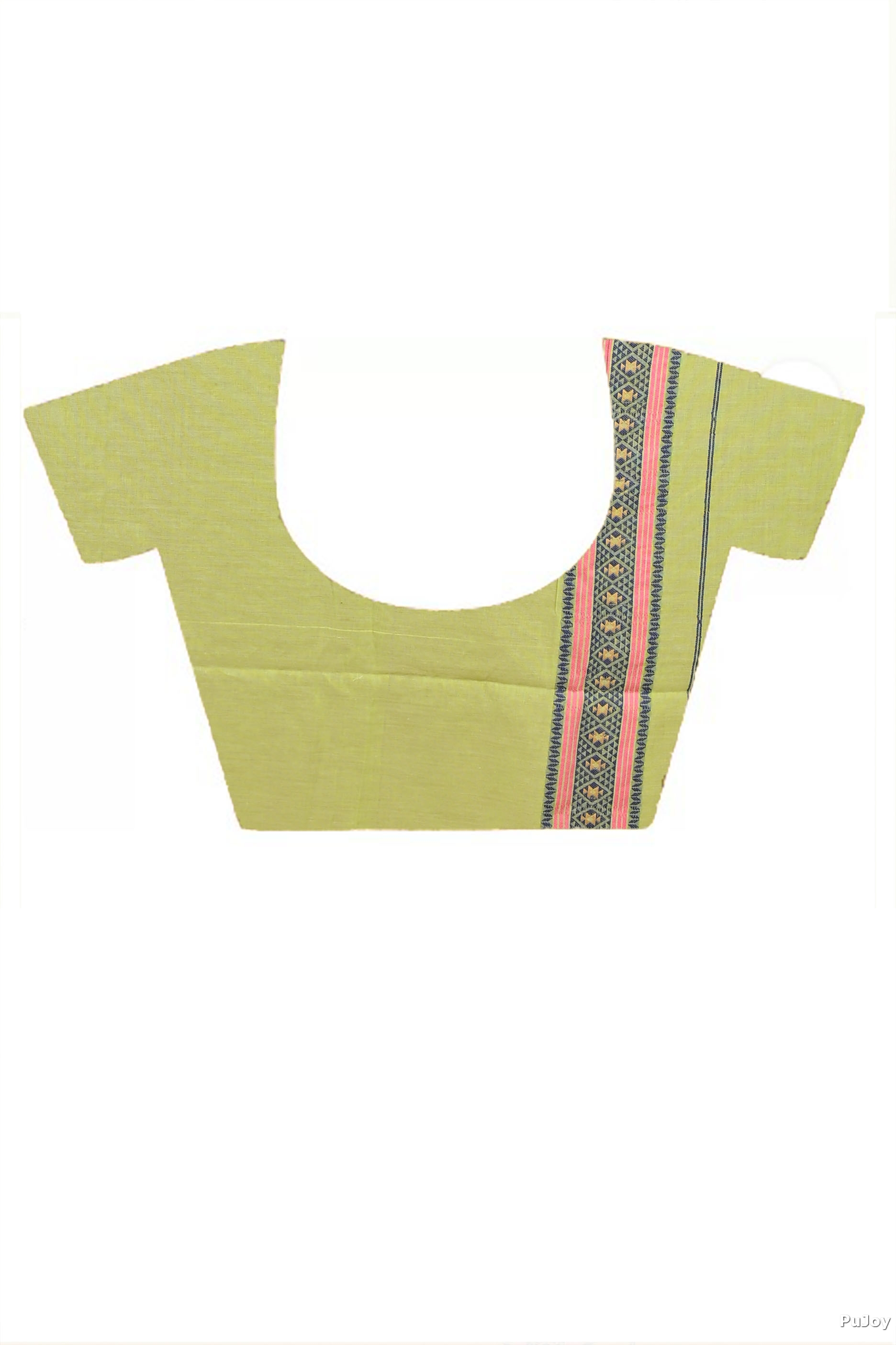 Green Pure Cotton Hima Hand Loom Saree (2130)