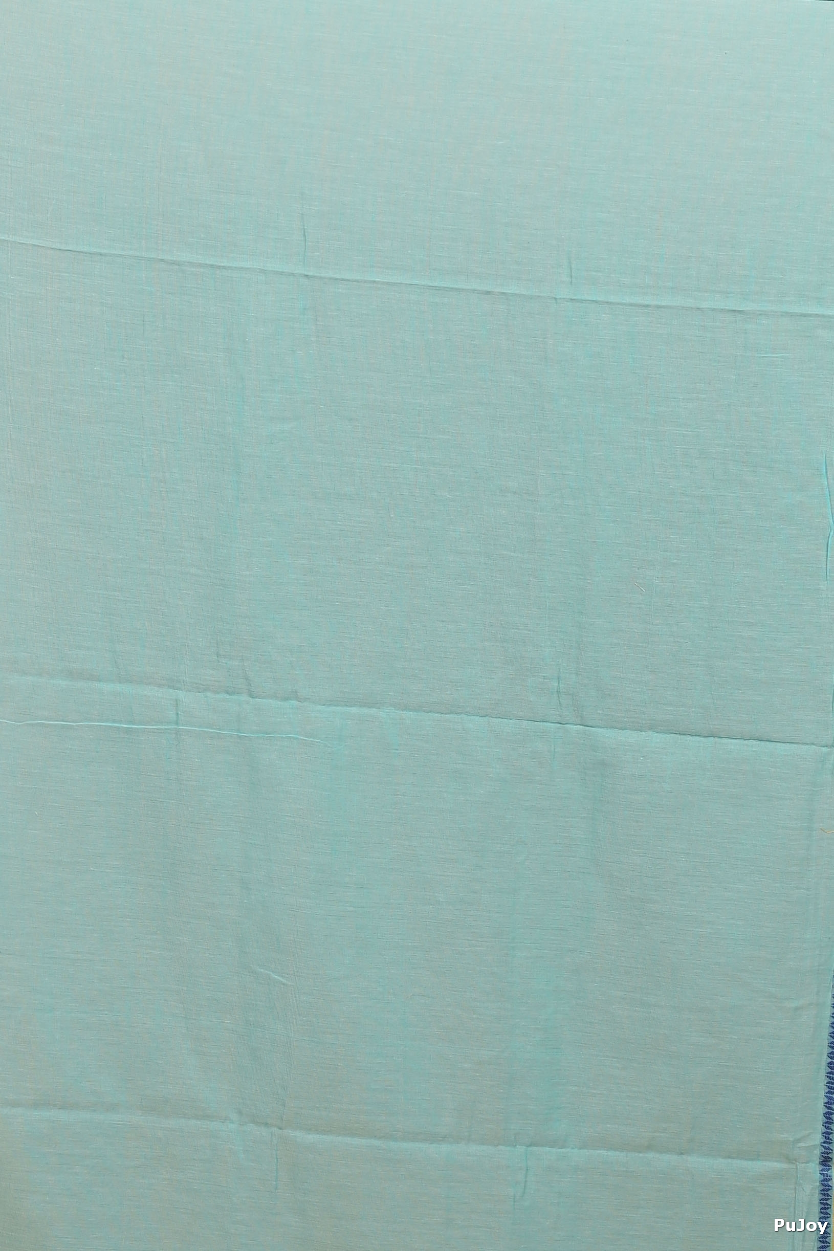 See Green Pure Cotton Hima Hand Loom Saree (2132)