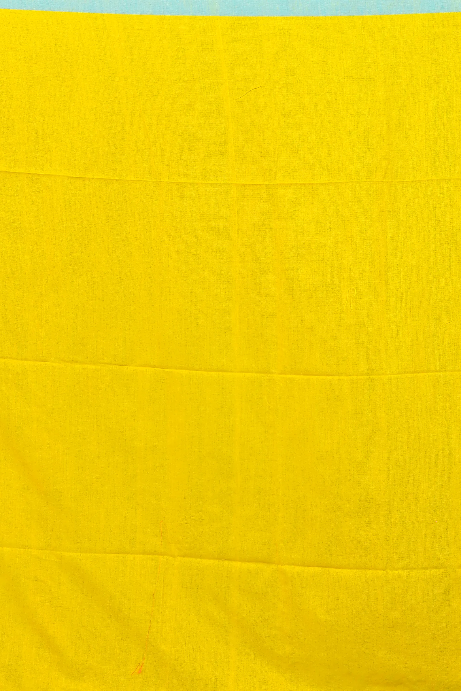 Yellow Pure Cotton Parag Embroidery Handloom saree (214)