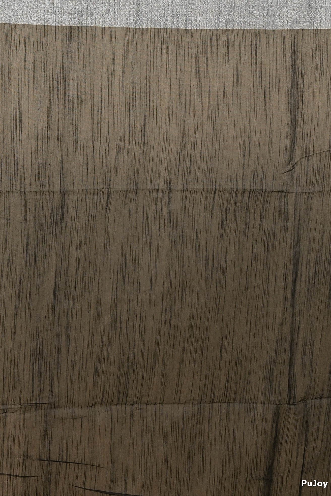 Black Blended Cotton Gijaa Embroidery Handloom saree (2161)