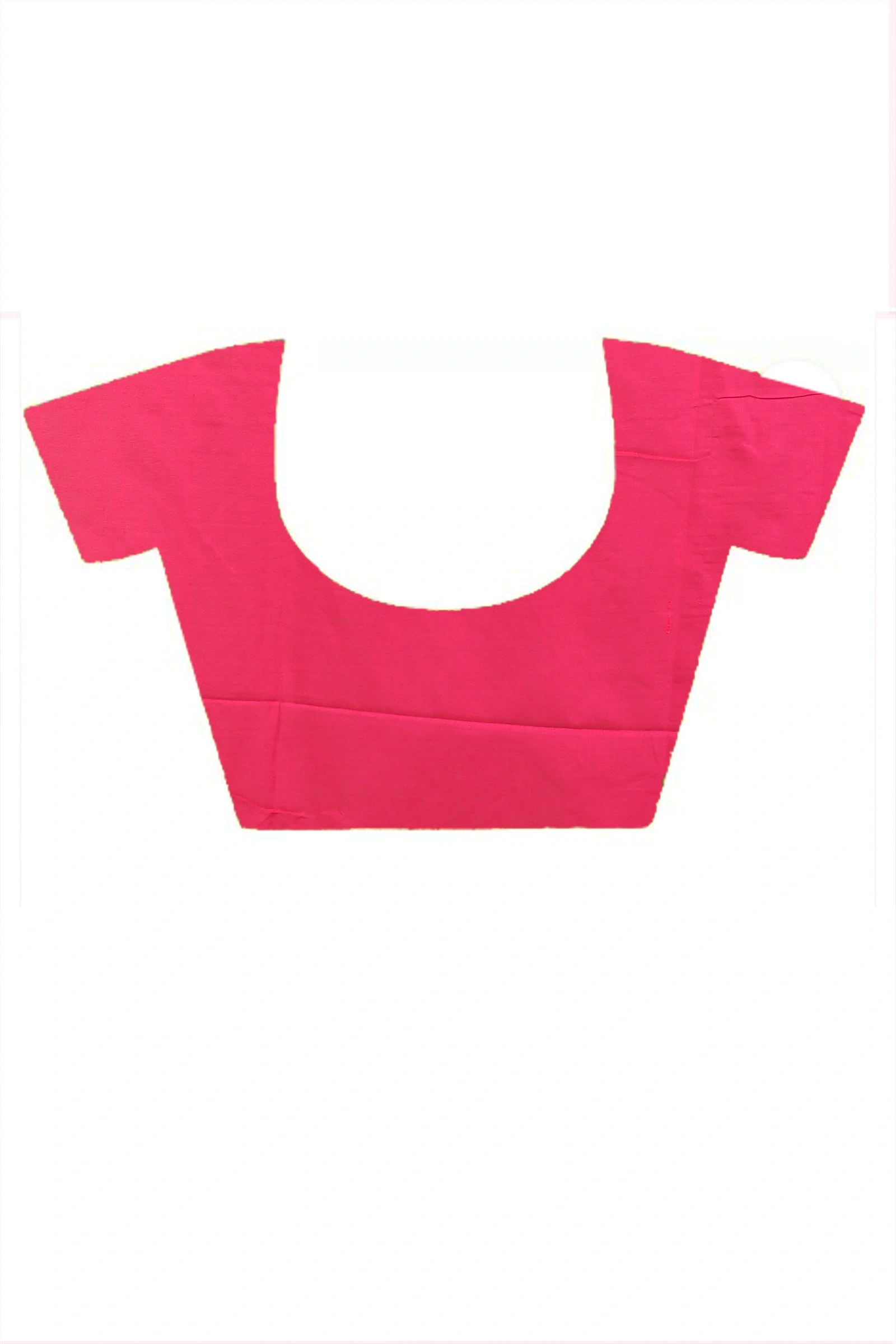 Rani Pink Pure Cotton Gittu Hand Loom Saree (2165)