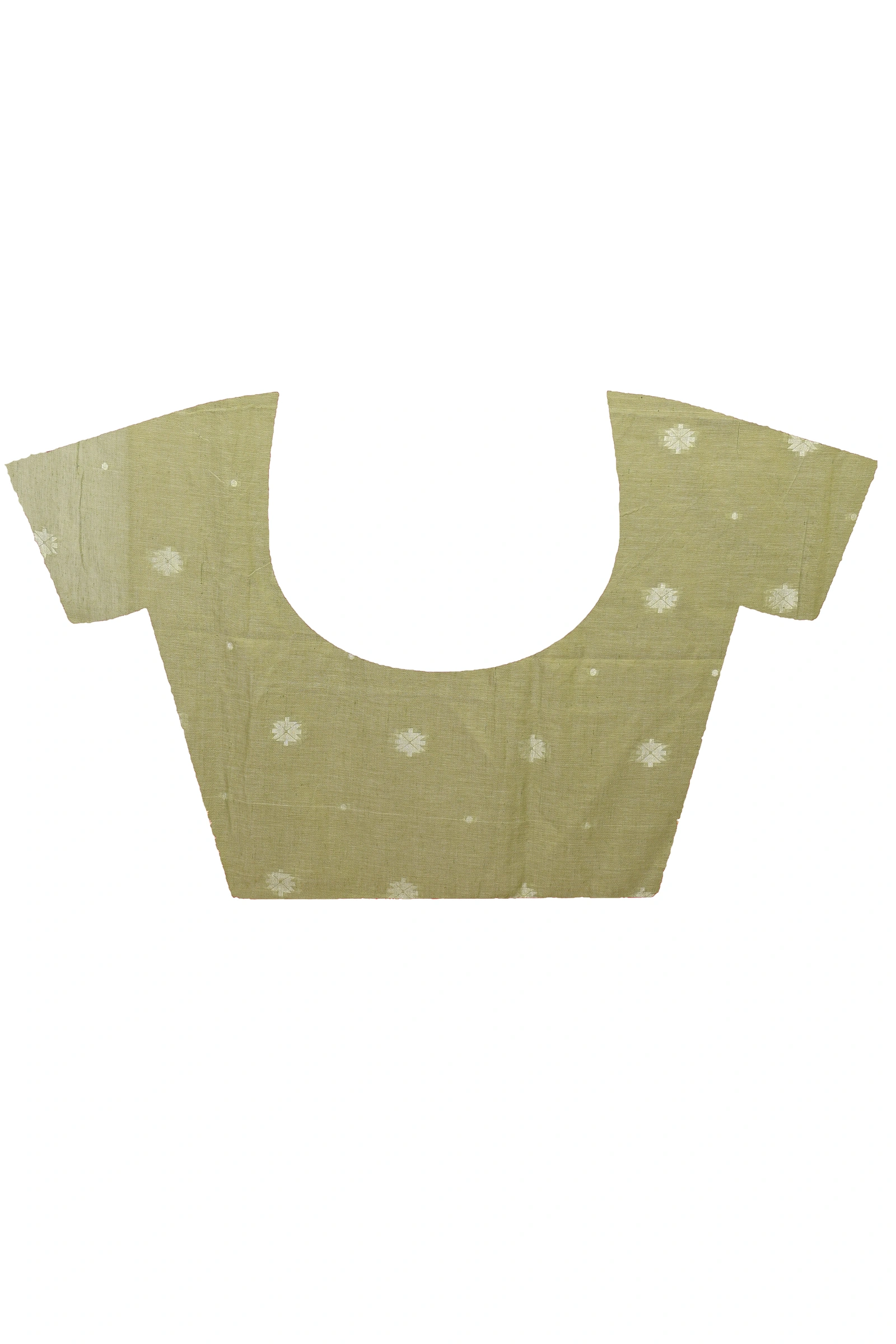 Sage Green Pure Cotton Achbu Hand Loom Saree (2210)