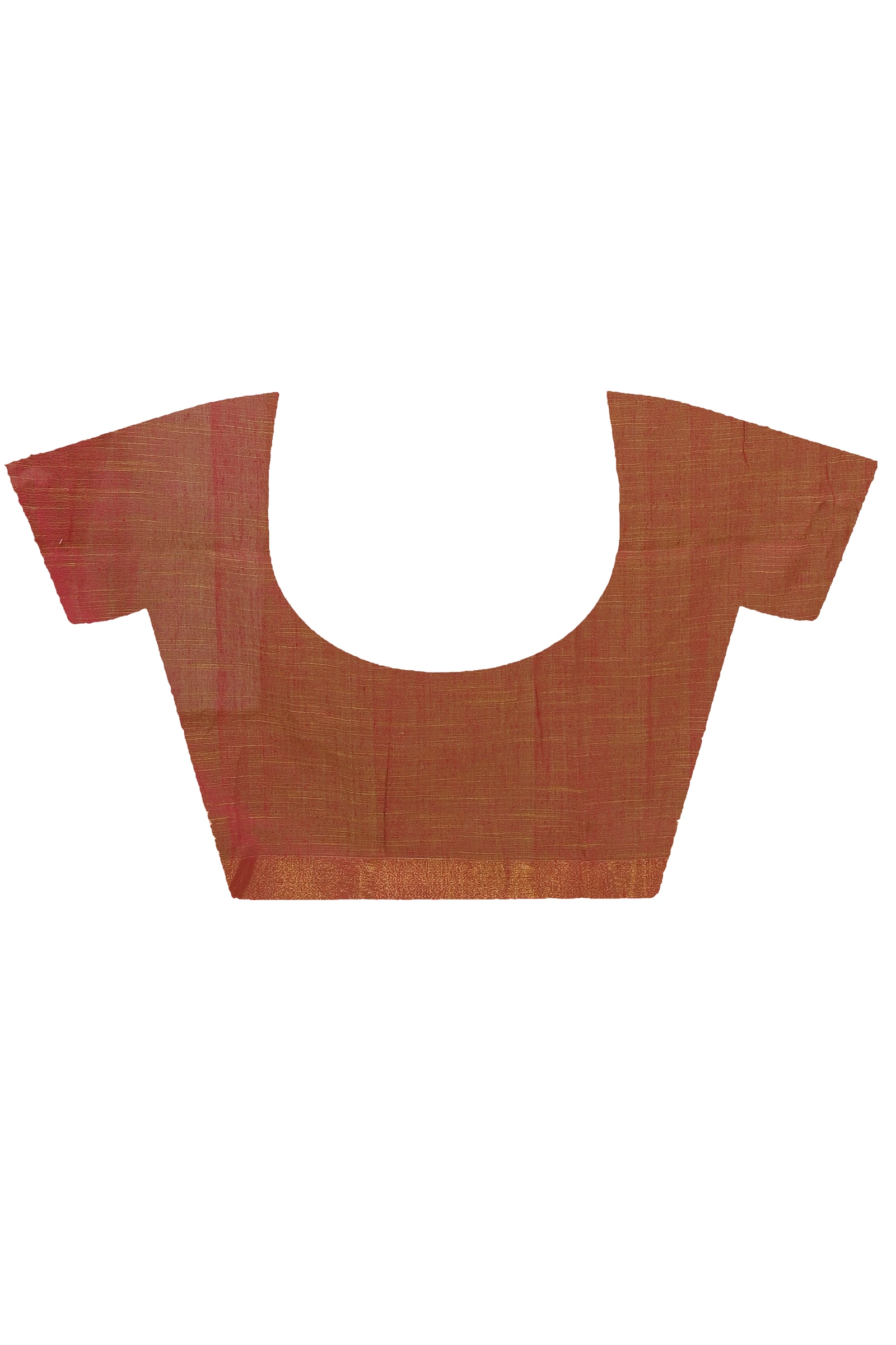 Green Red Pure Cotton Achkol Hand Loom Saree (2214)