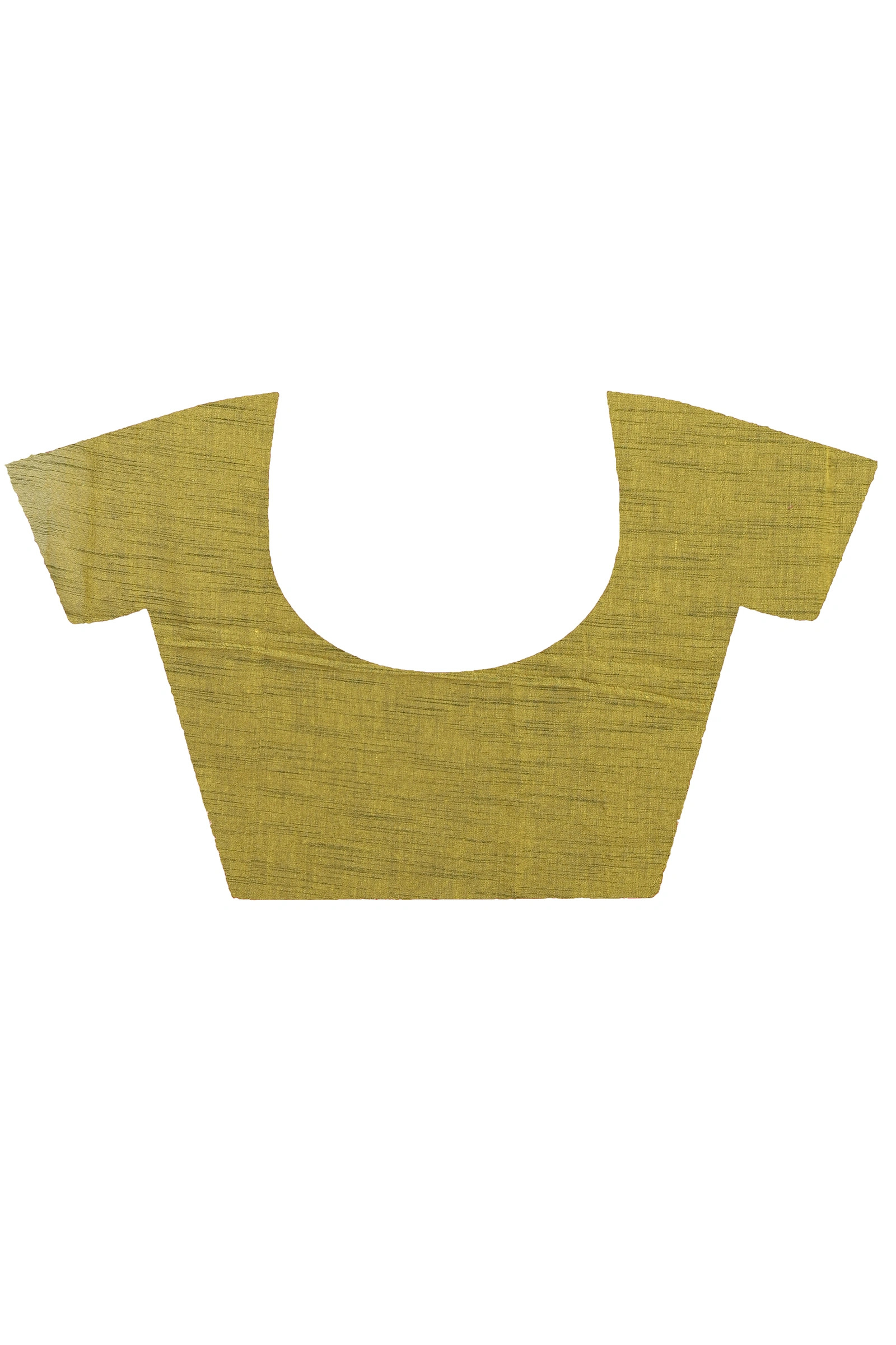 Nabyblue Yellow Pure Cotton Achkol Hand Loom Saree (2217)