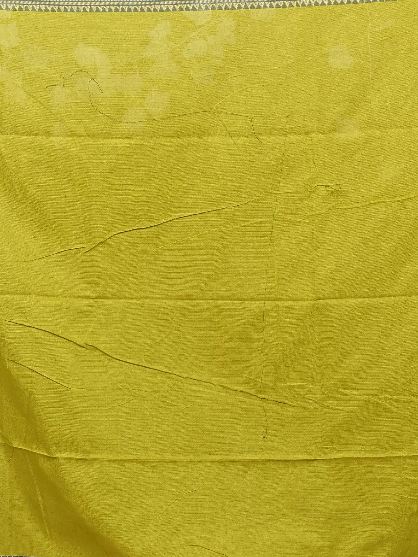 Green Pure Cotton Nopra Handloom Saree (2270)