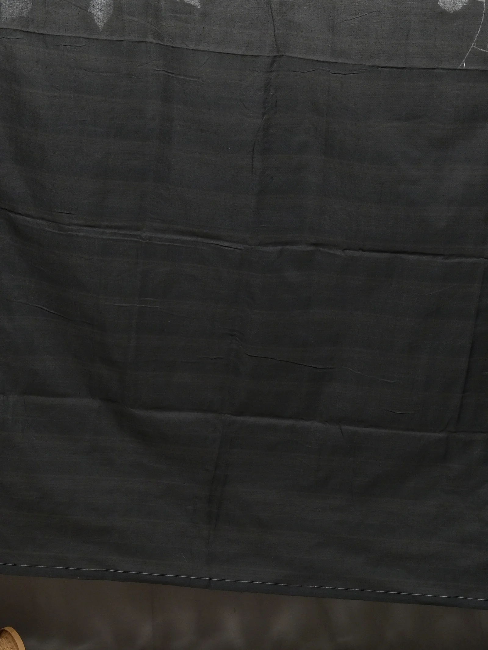 Black Pure Cotton Norvi Embroidery Handloom saree (2284)