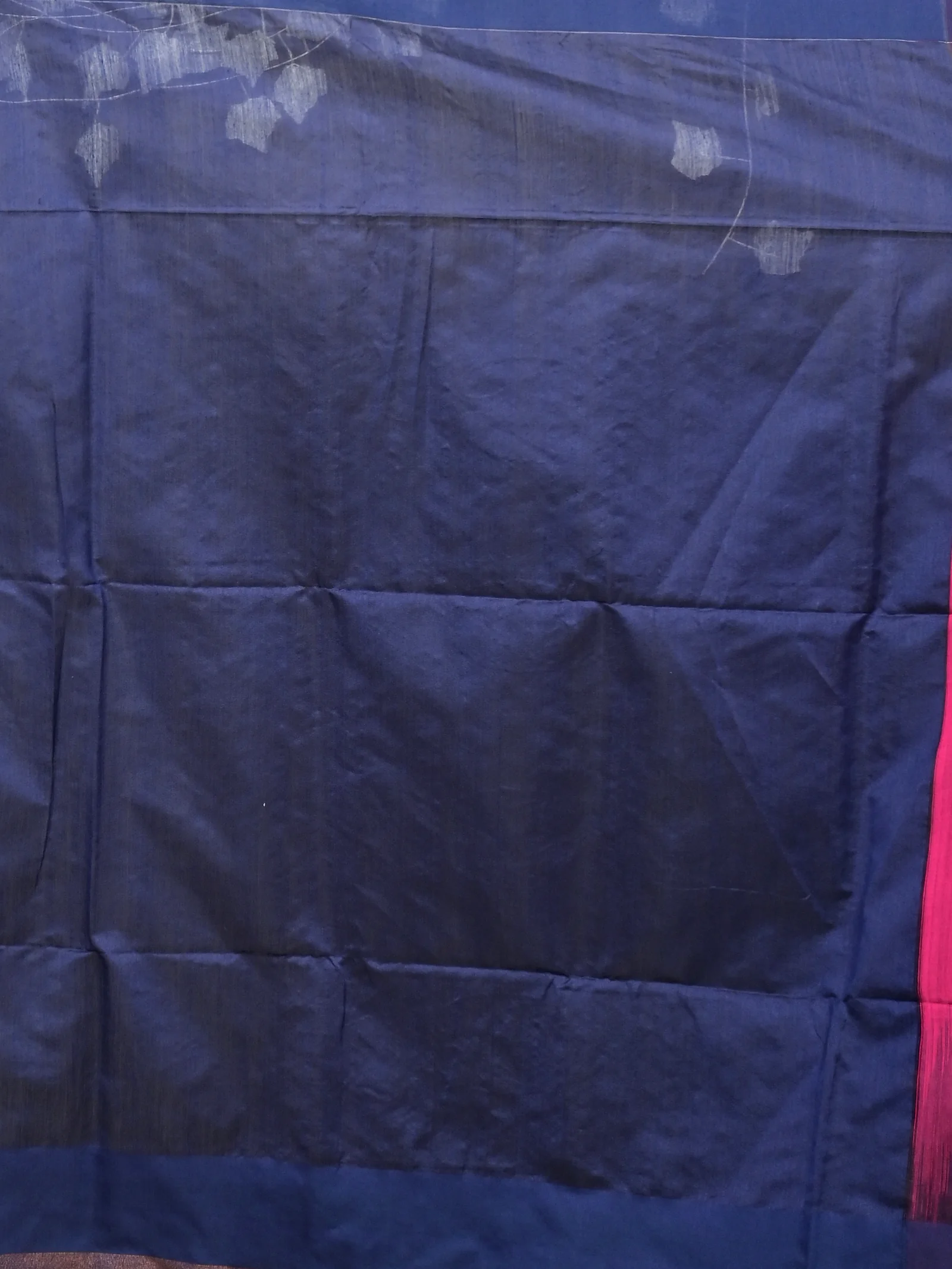 Purpel Blue Cotton Blend Parlkim Ikkat Jharna Saree (2291)