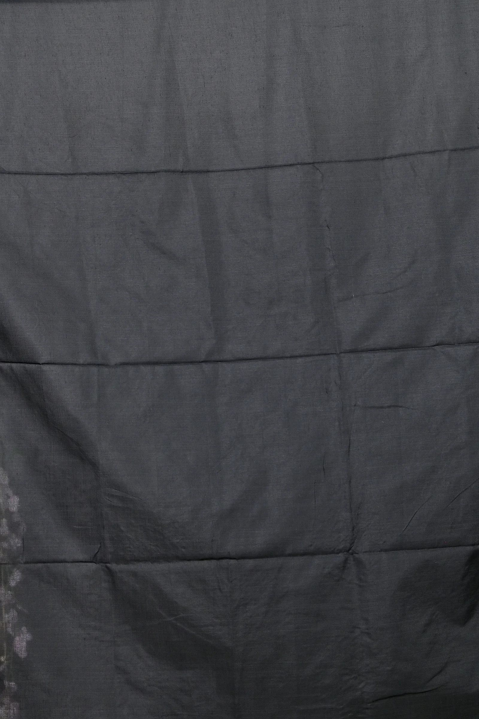 Black Pure Cotton Parama Embroidery Handloom saree (285)