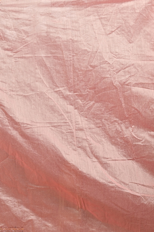 Baby Pink Cotton Blend Dayki Kantha Stitch Saree (2945)