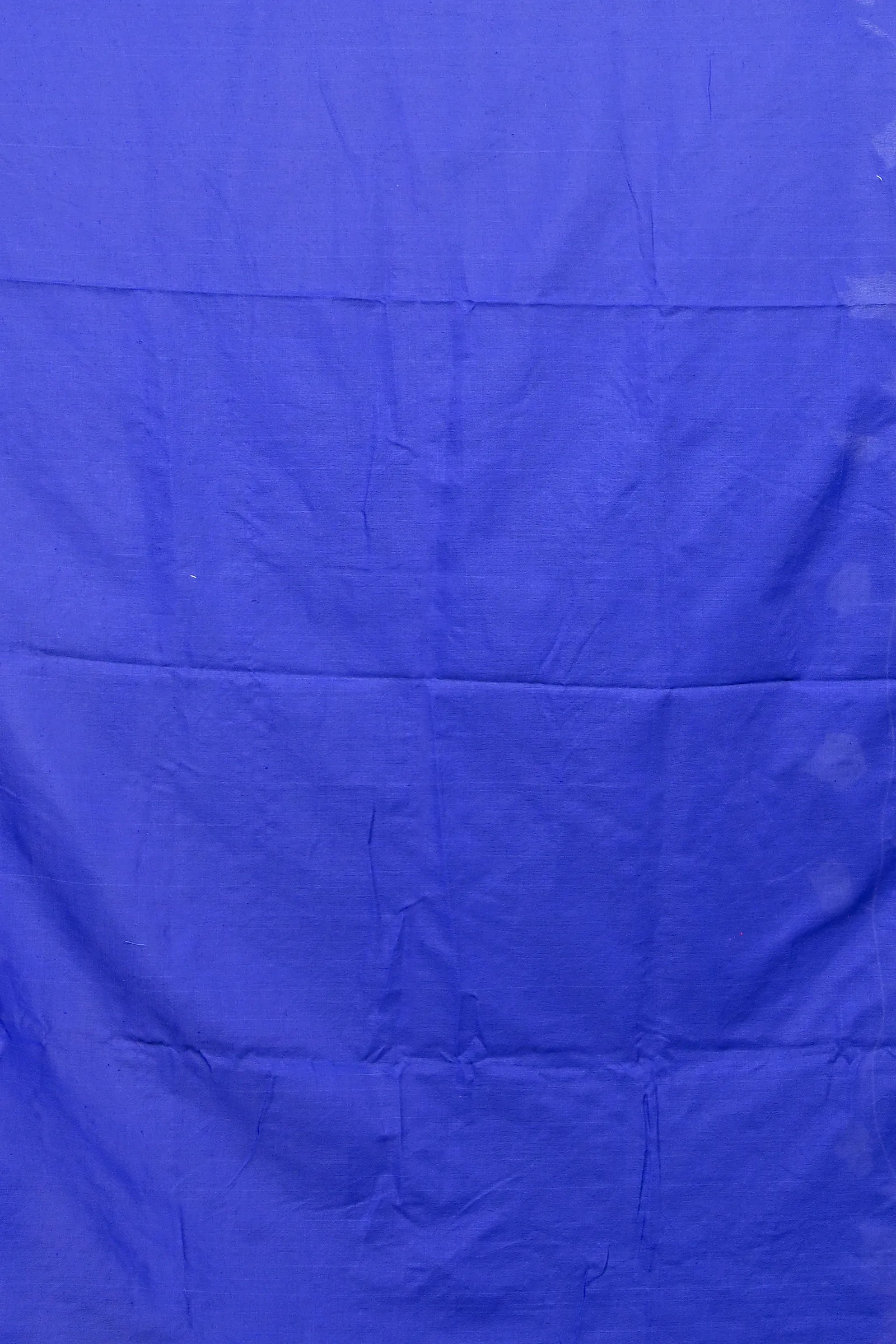Blue Pure Cotton Paray Embroidery Handloom saree (296)