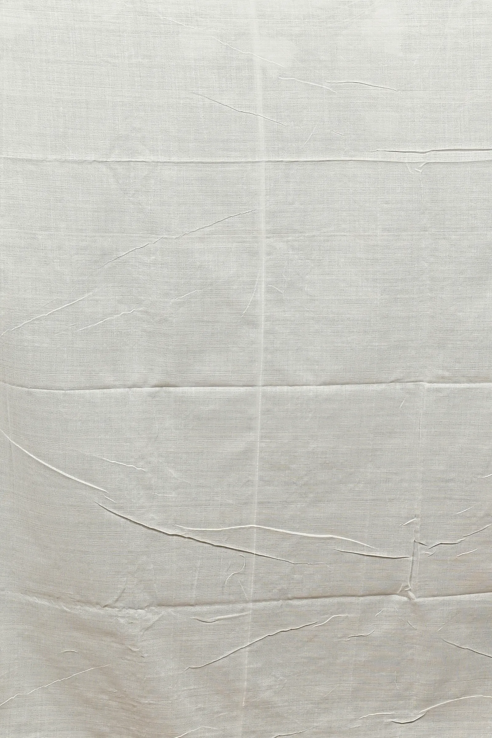 White Brown Pure Cotton Dhrli Embroidery Handloom saree (2980)