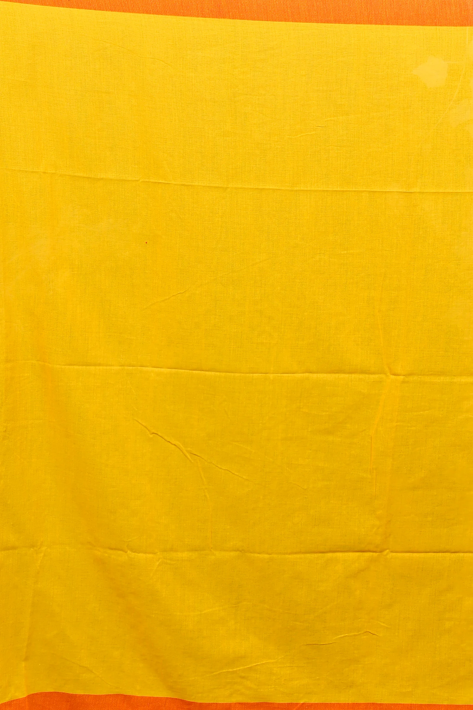 Yellow Pure Cotton Dhrli Embroidery Handloom saree (2983)