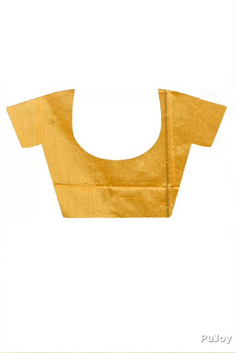 Yellow Red Cotton Blend Dhrum Hand Loom Saree (2988)