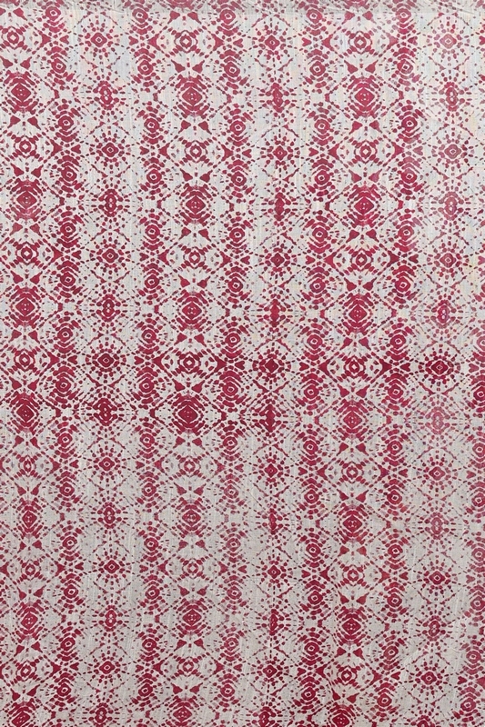 Purpel Black Pure Cotton Dinesi Batik Print Saree (2995)